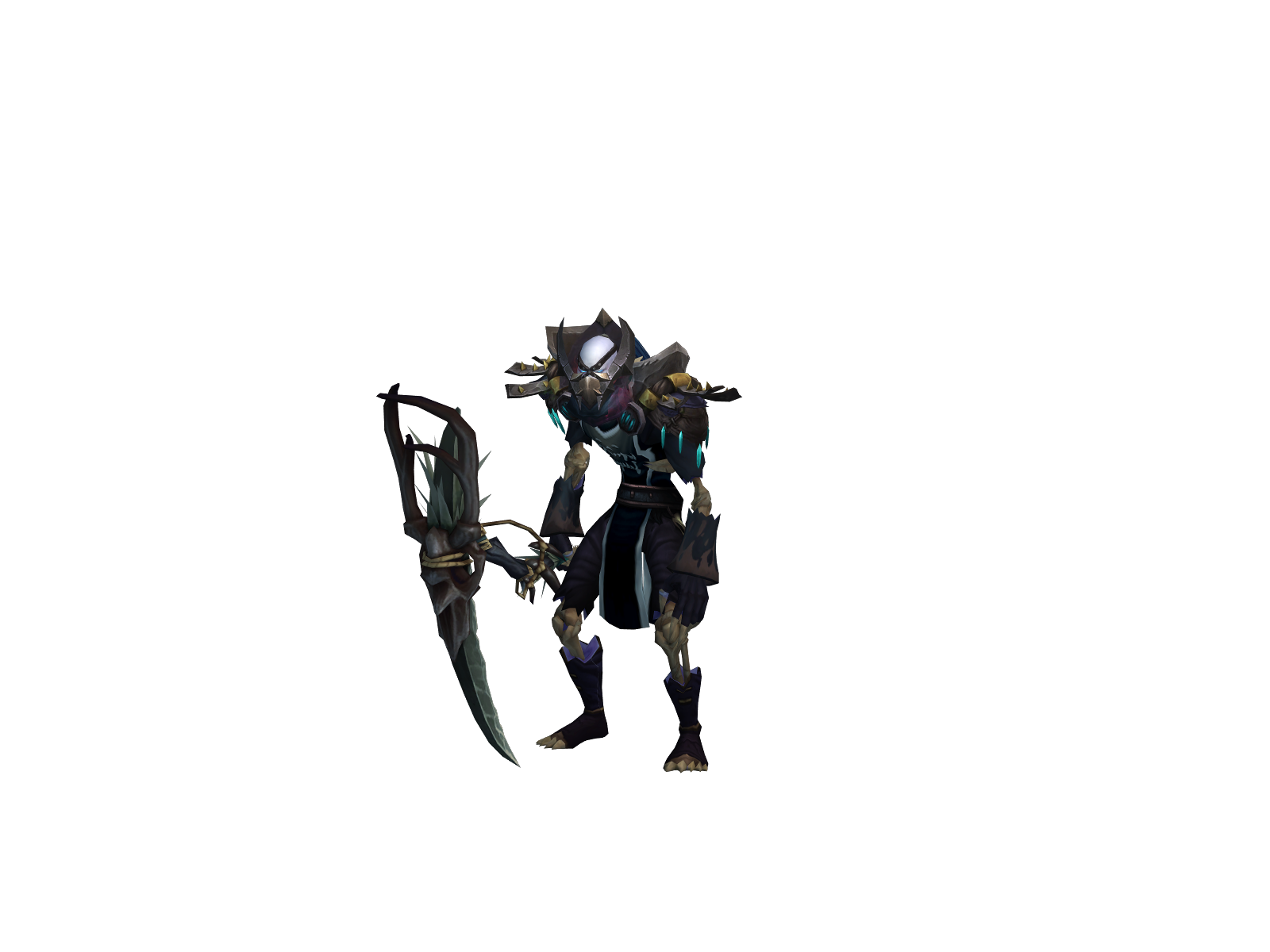 Shadowow 3D character render