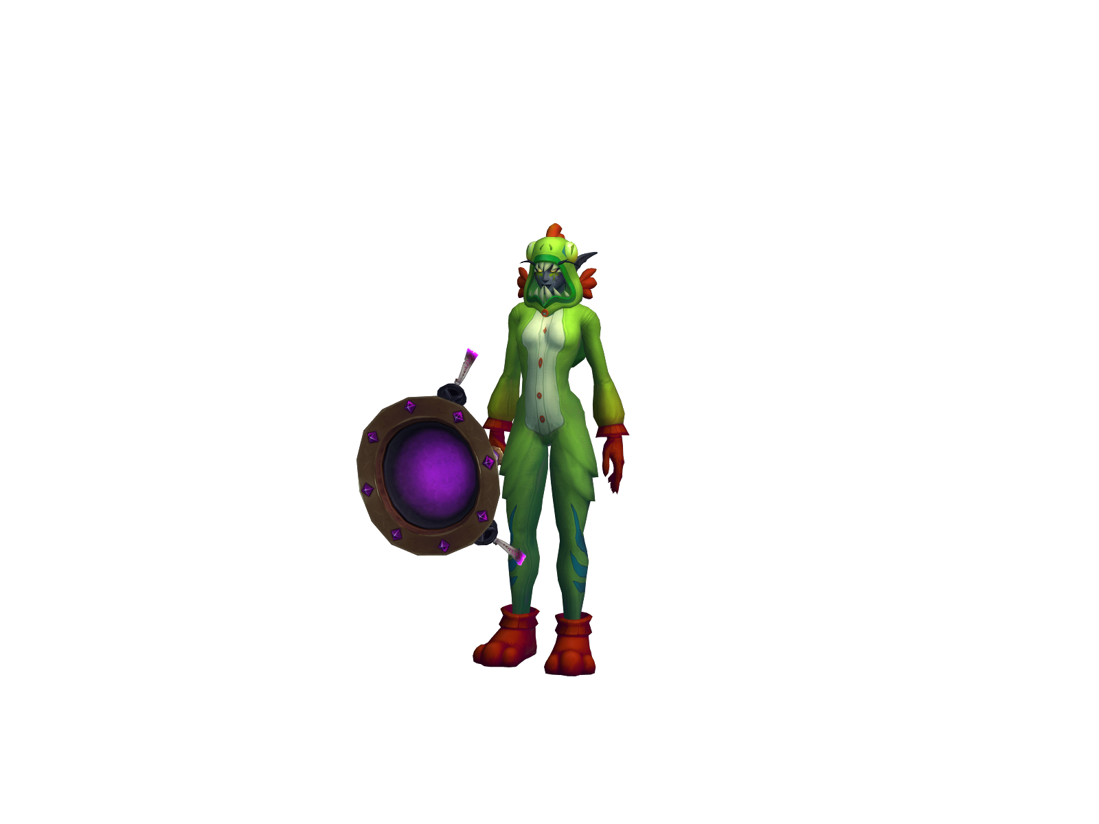 Bigbony 3D character render
