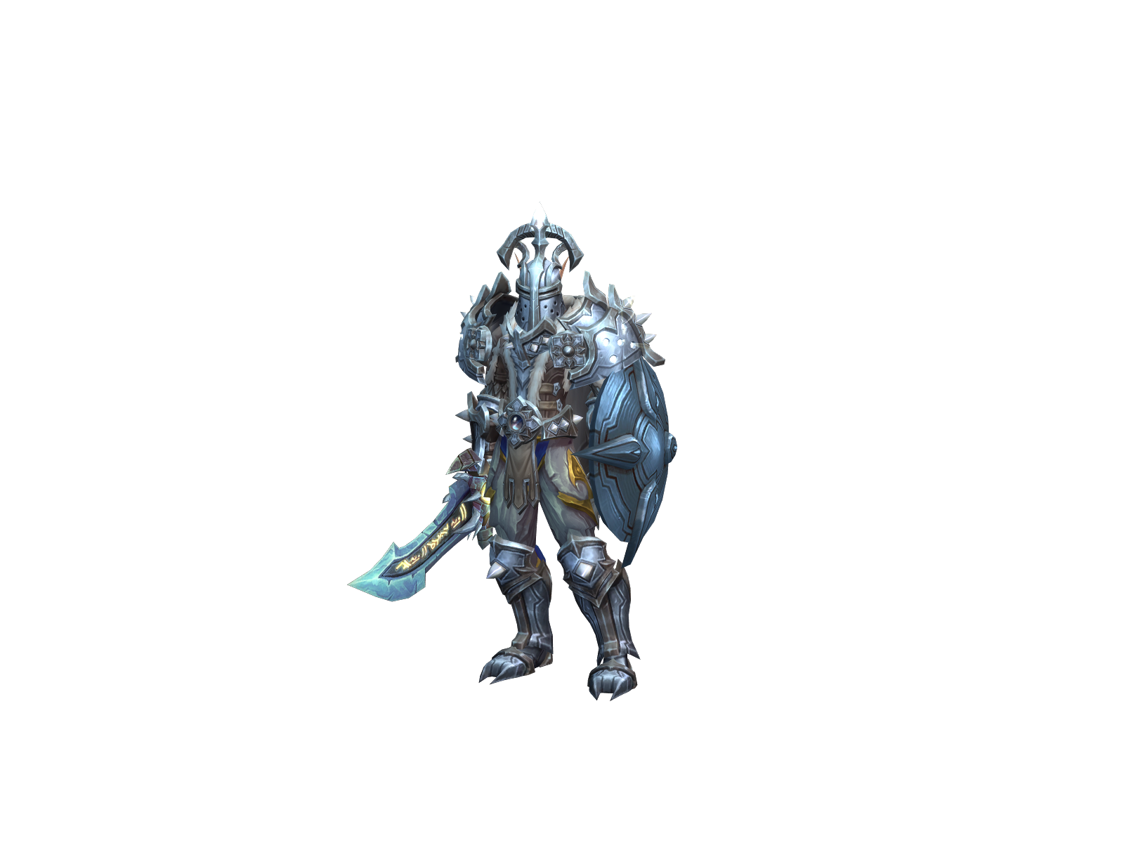 Helligridder 3D character render