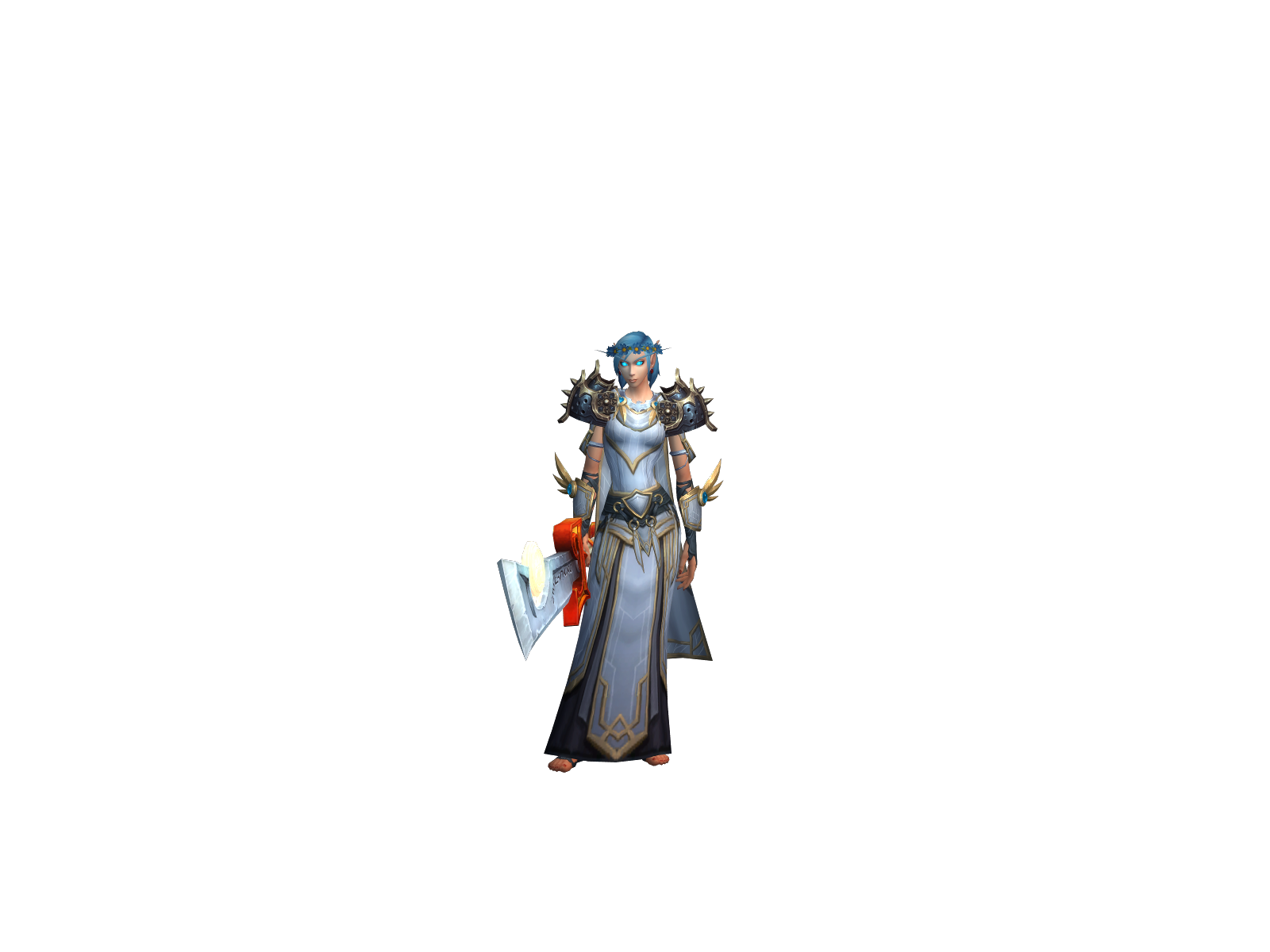 Qalofa 3D character render