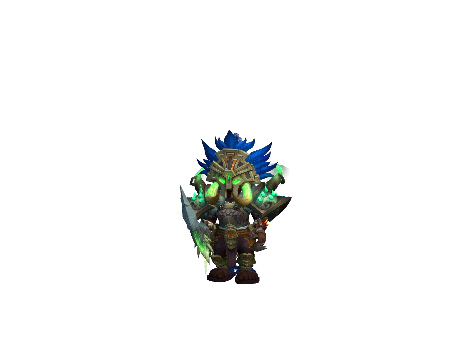 Cházg 3D character render
