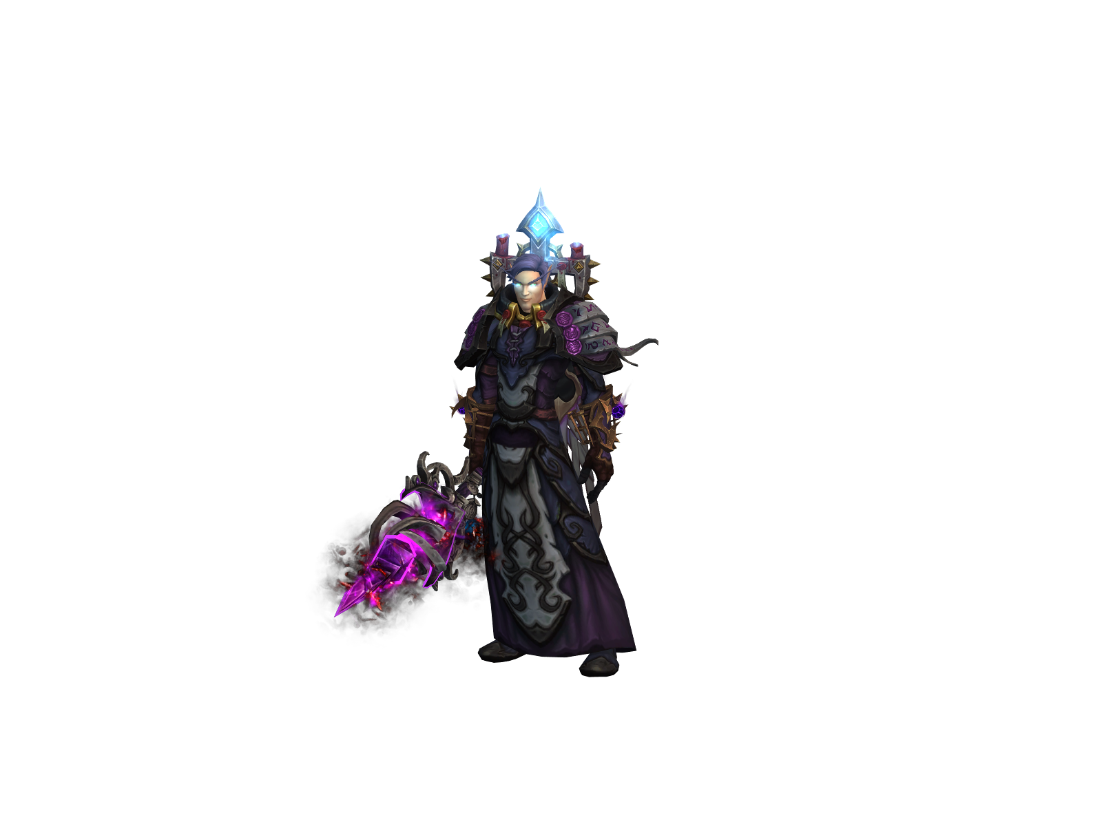 Cryomancr 3D character render