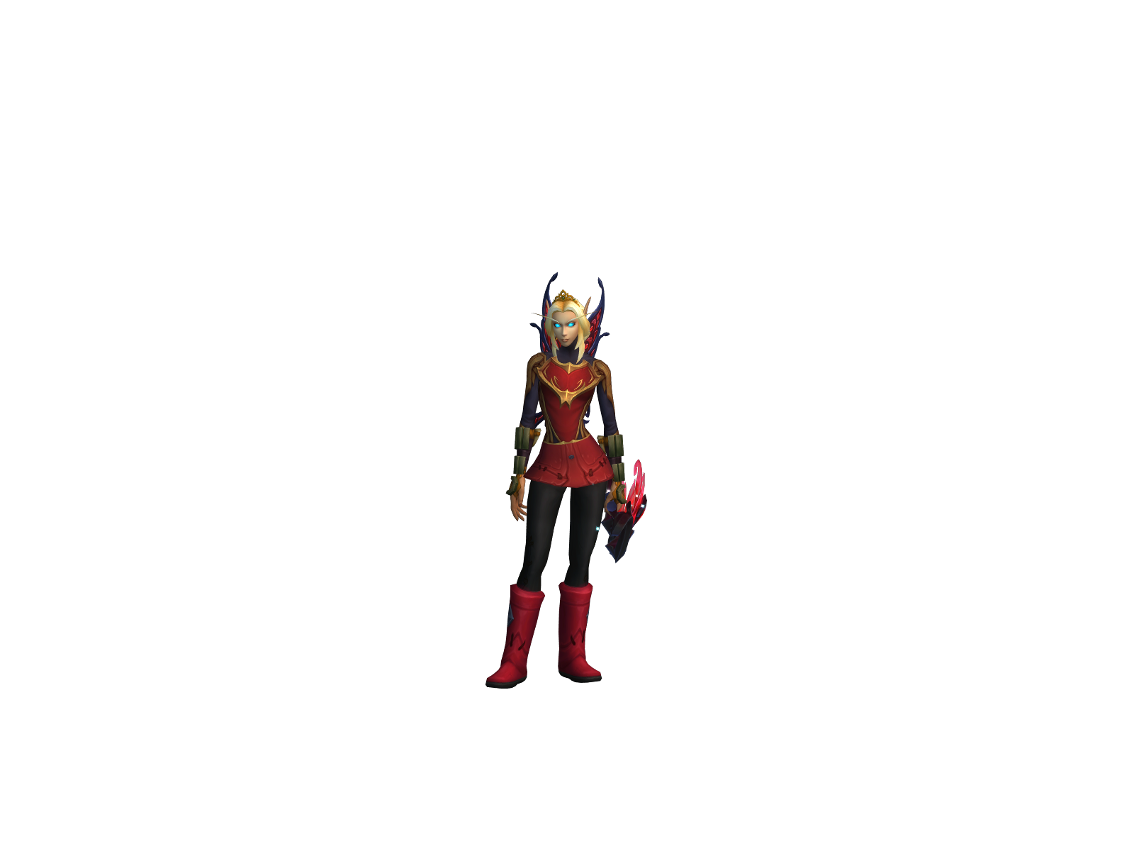 Monicita 3D character render
