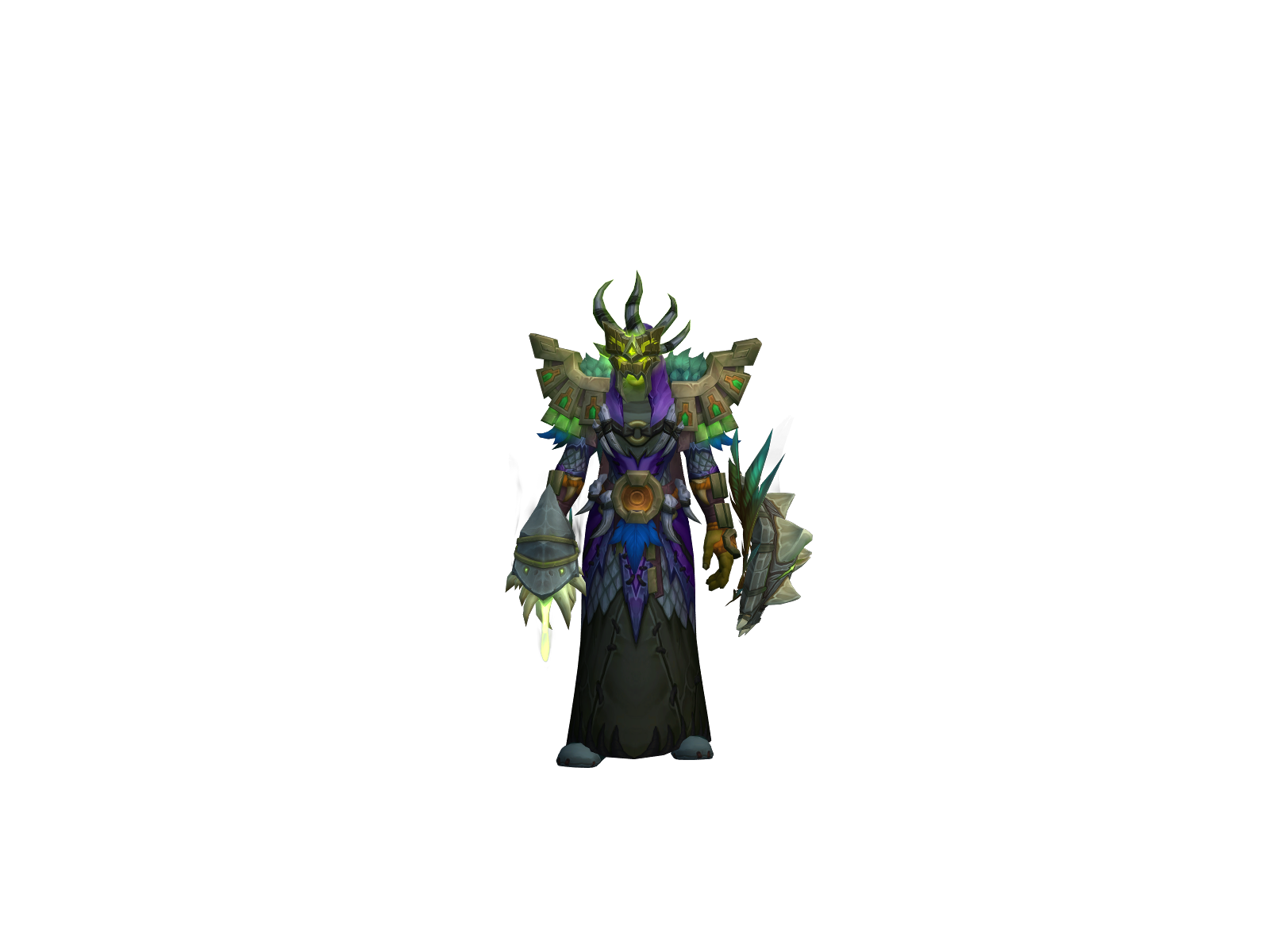Crasywolf 3D character render