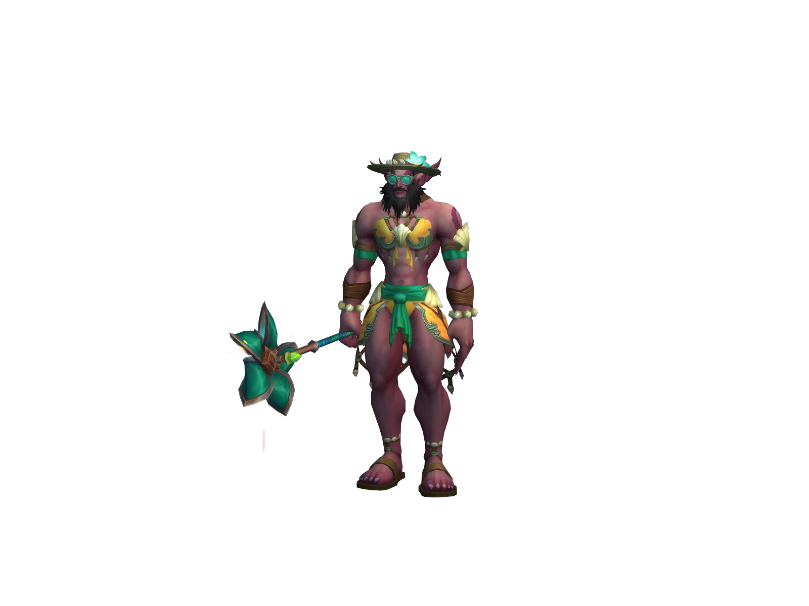 Maikljordon 3D character render