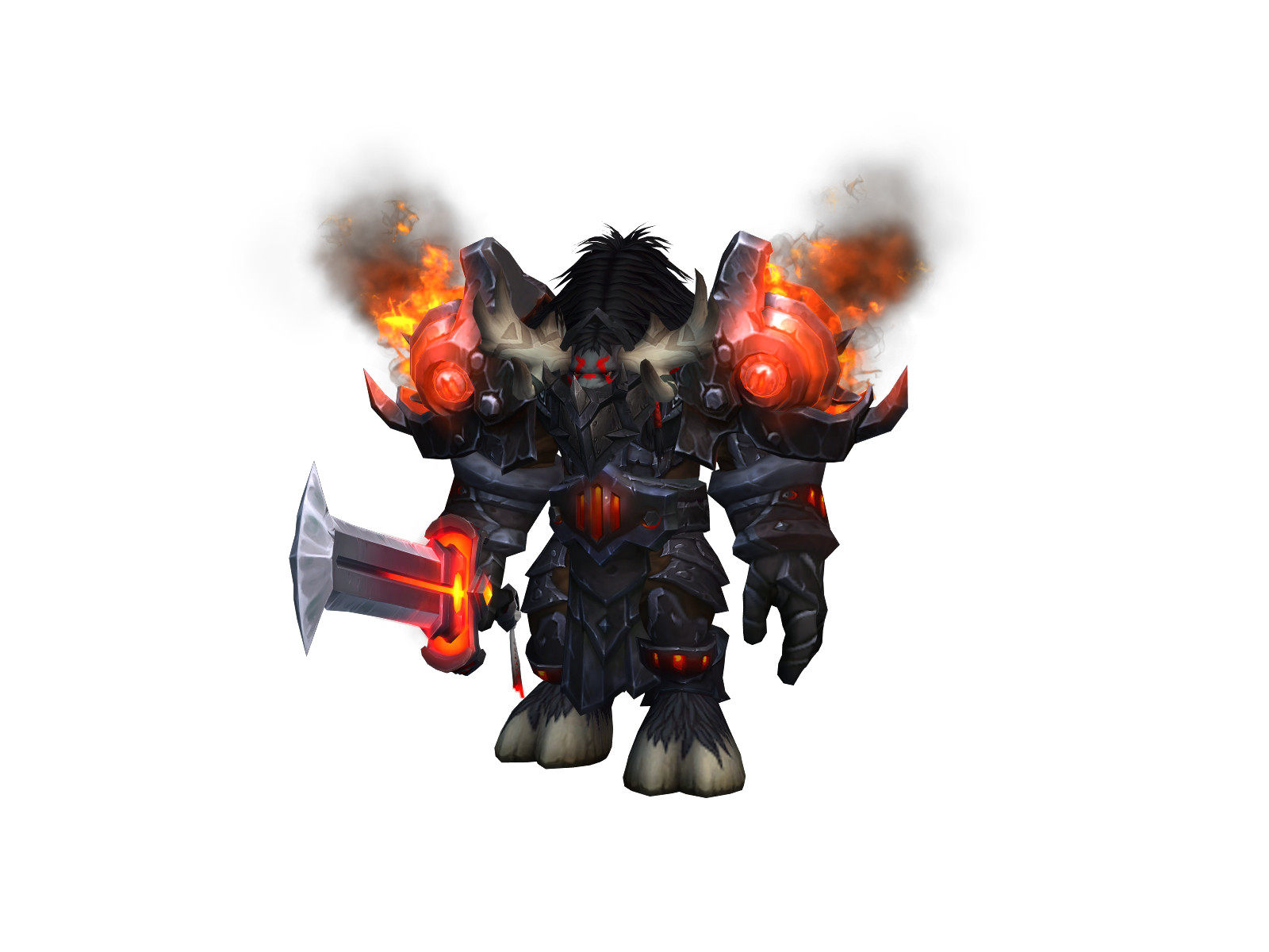 Gröbräkmär 3D character render