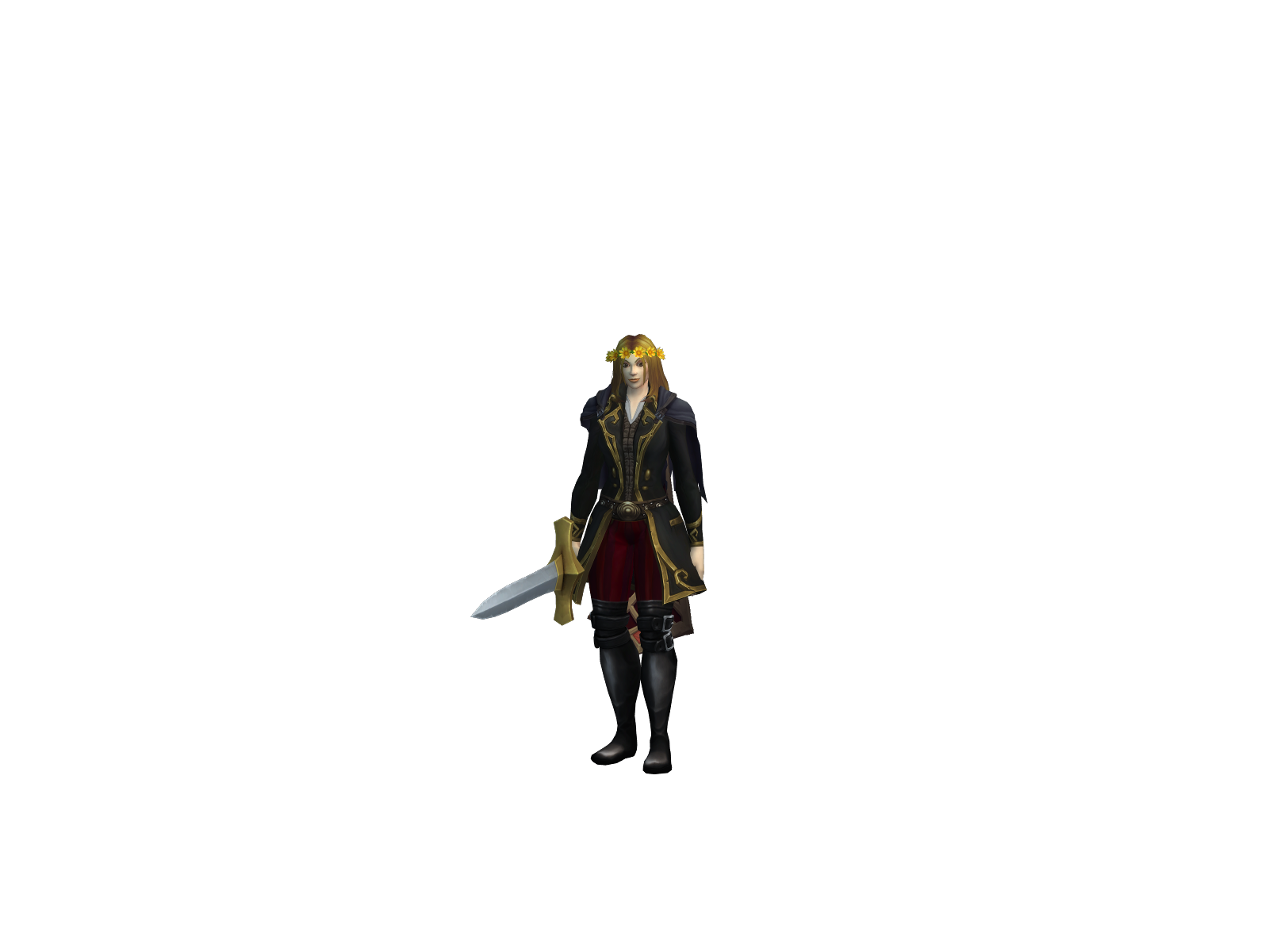 subclavin 3D character render