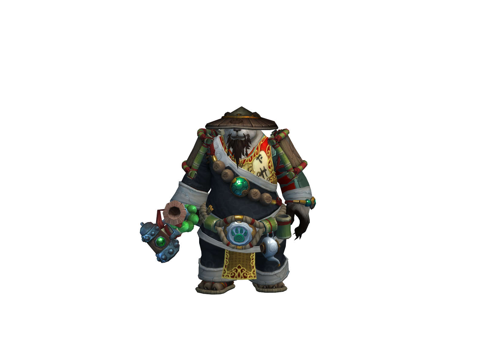 Míýagí 3D character render