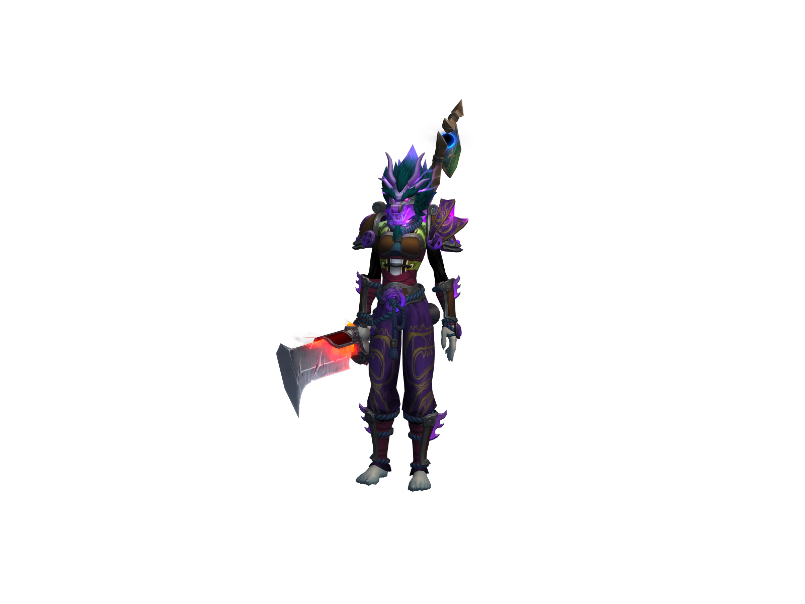 Seratø 3D character render