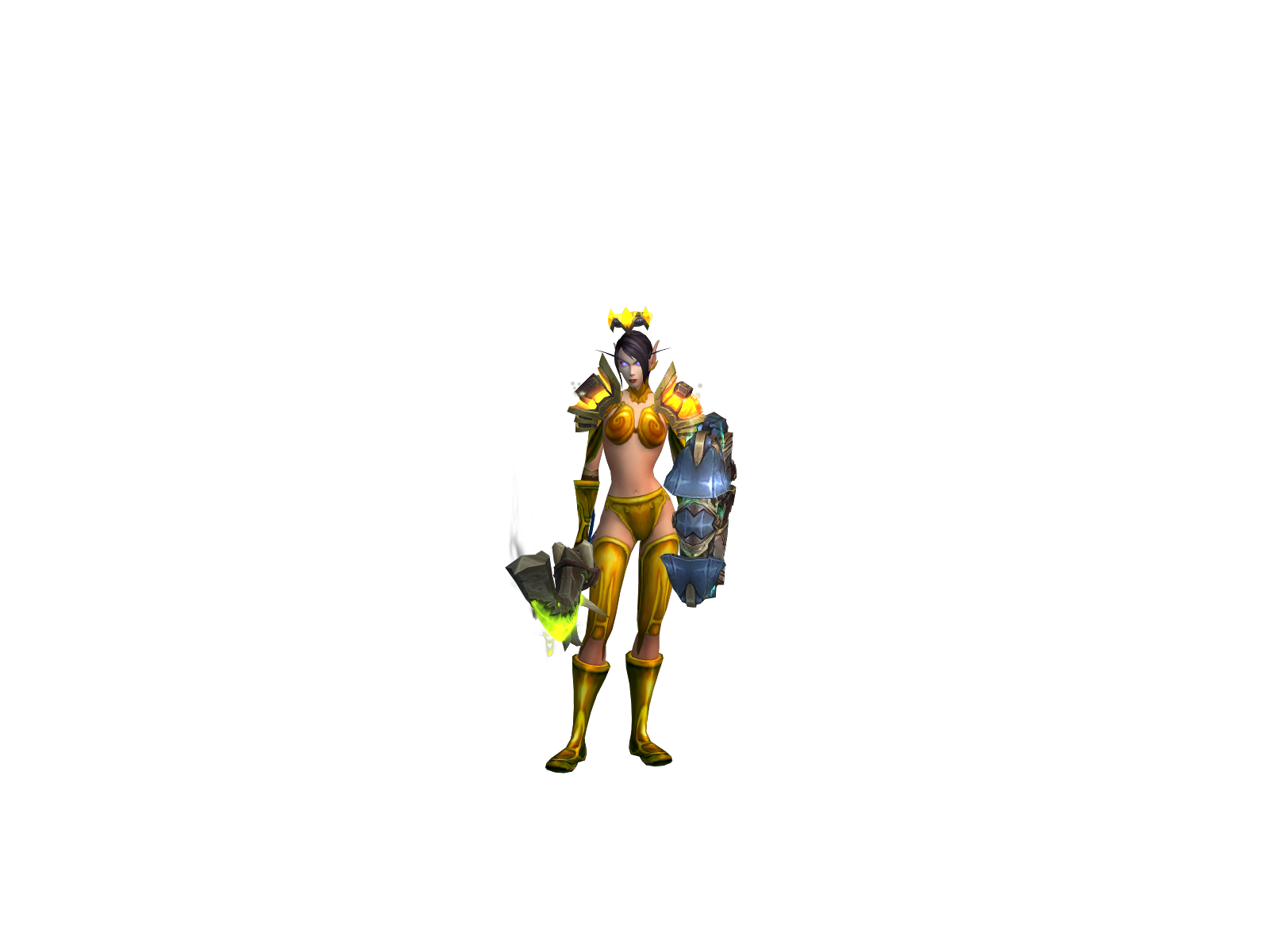 Holygoddes 3D character render