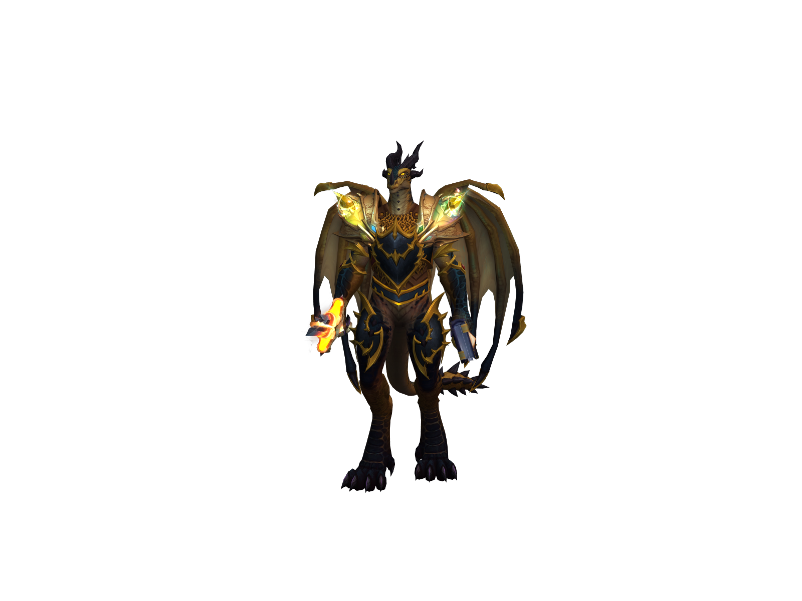 Chronodrake 3D character render