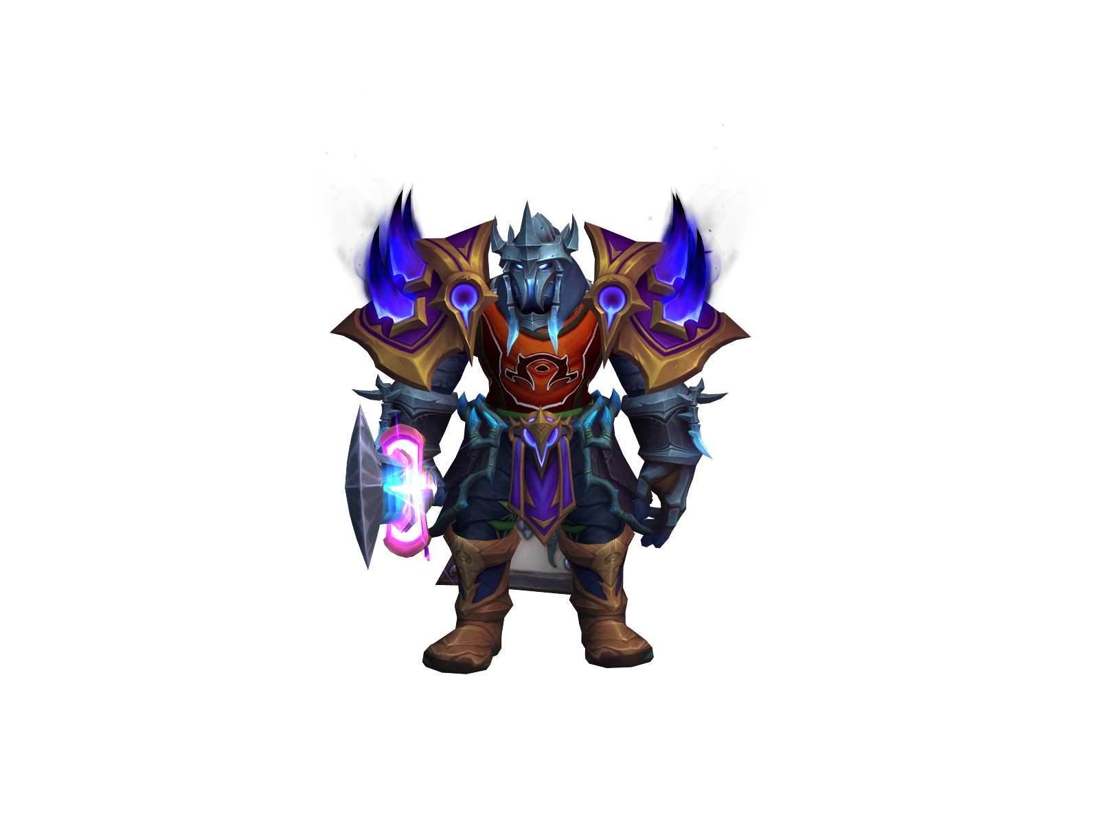 Cursedrider 3D character render