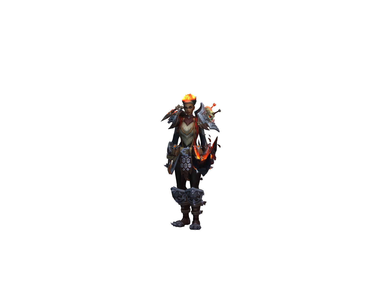 Afrotrap 3D character render