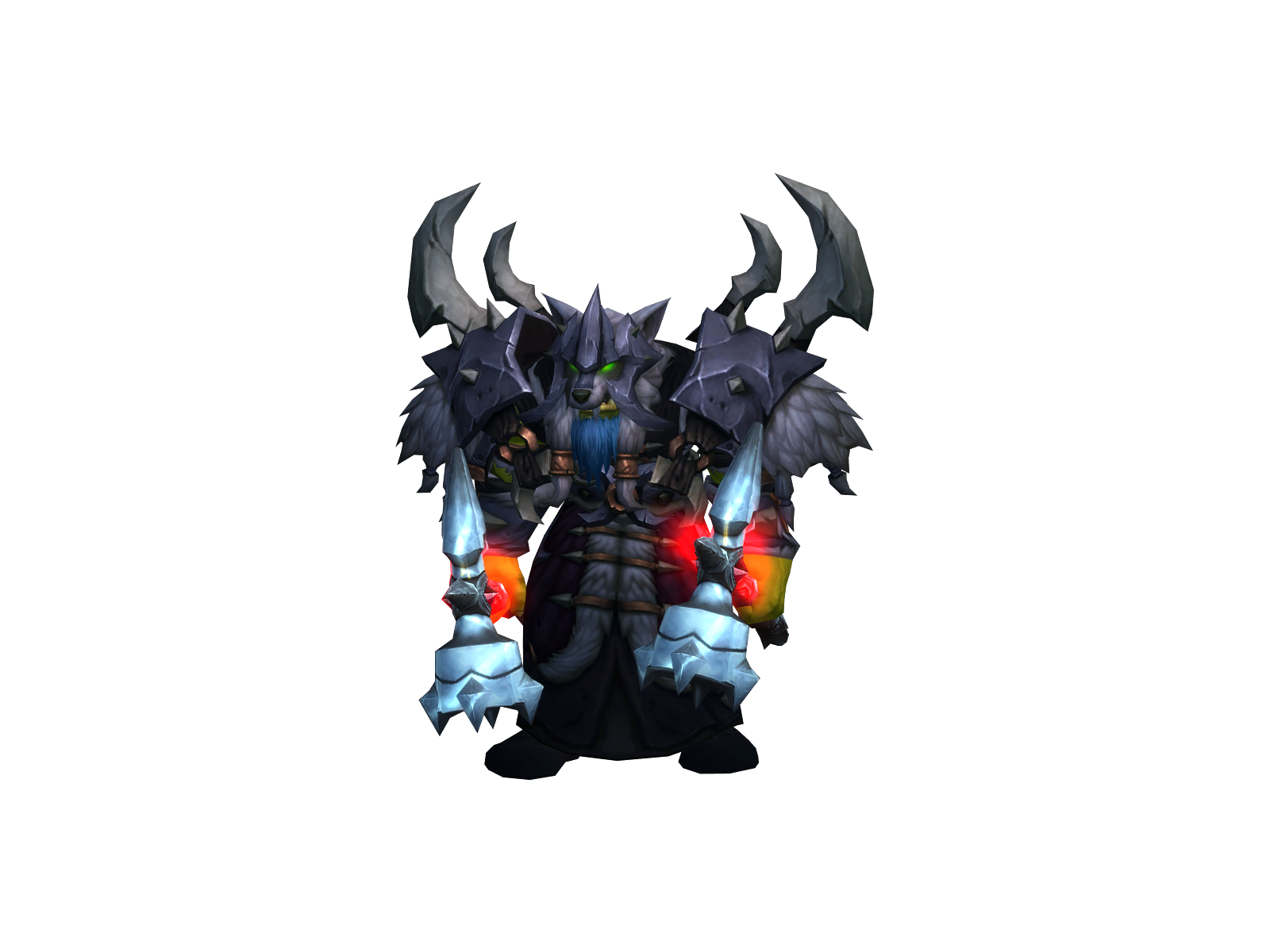 Flamebinder 3D character render