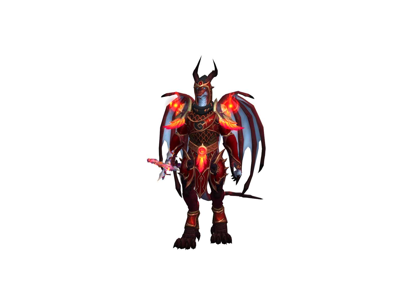 Dracanos 3D character render