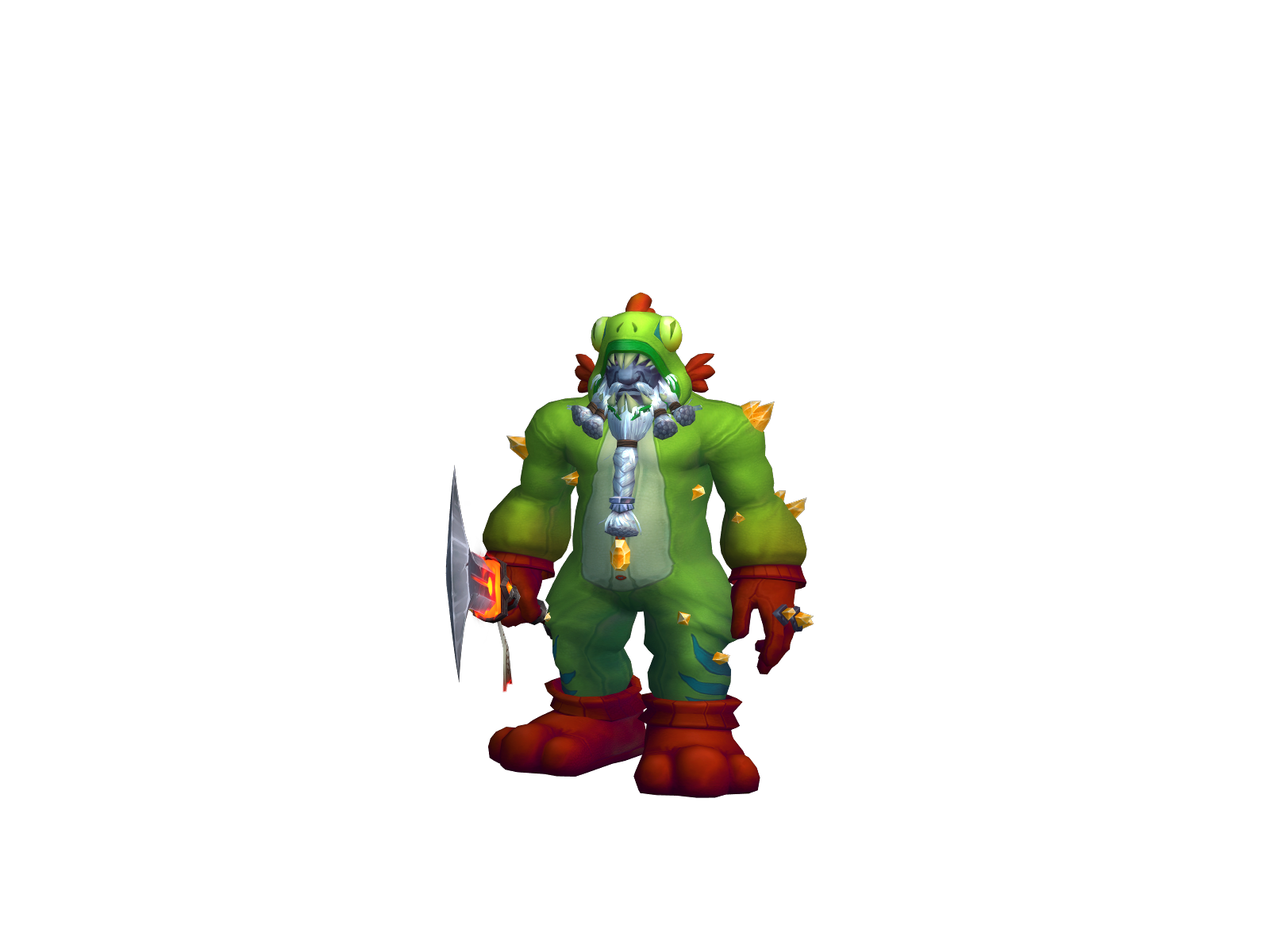 Tolikk 3D character render