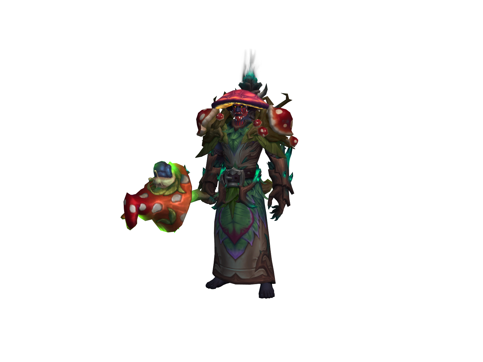 Miskau 3D character render