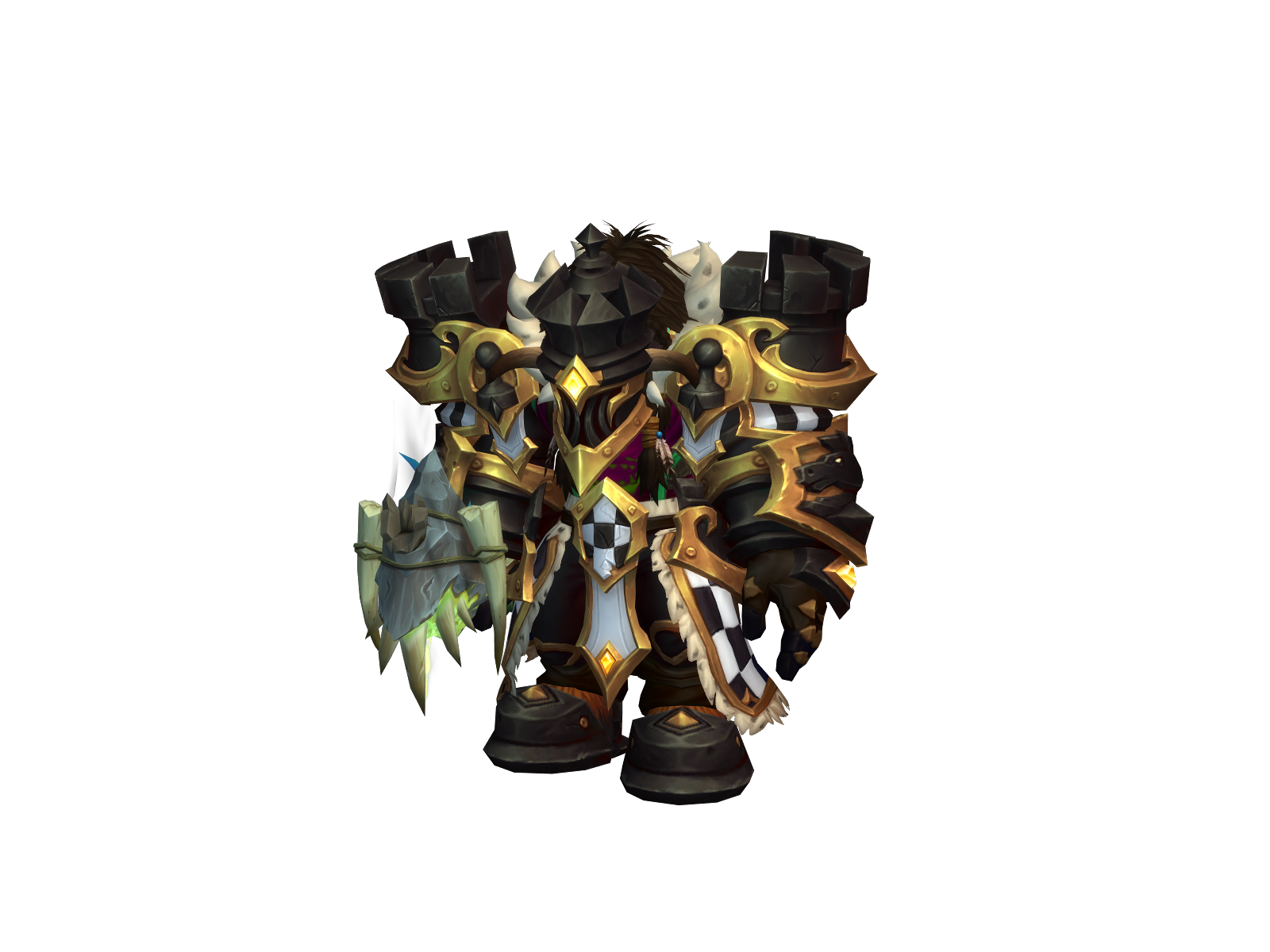 Baskoomudan 3D character render