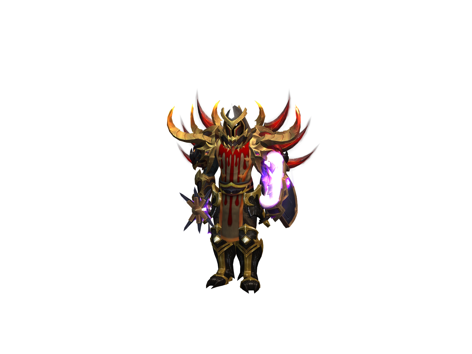 Piøus 3D character render