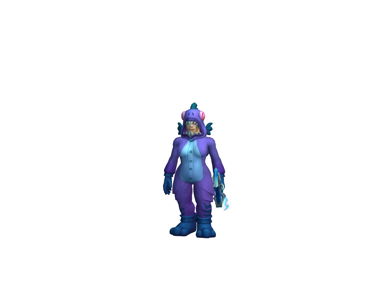 Borntrash 3D character render