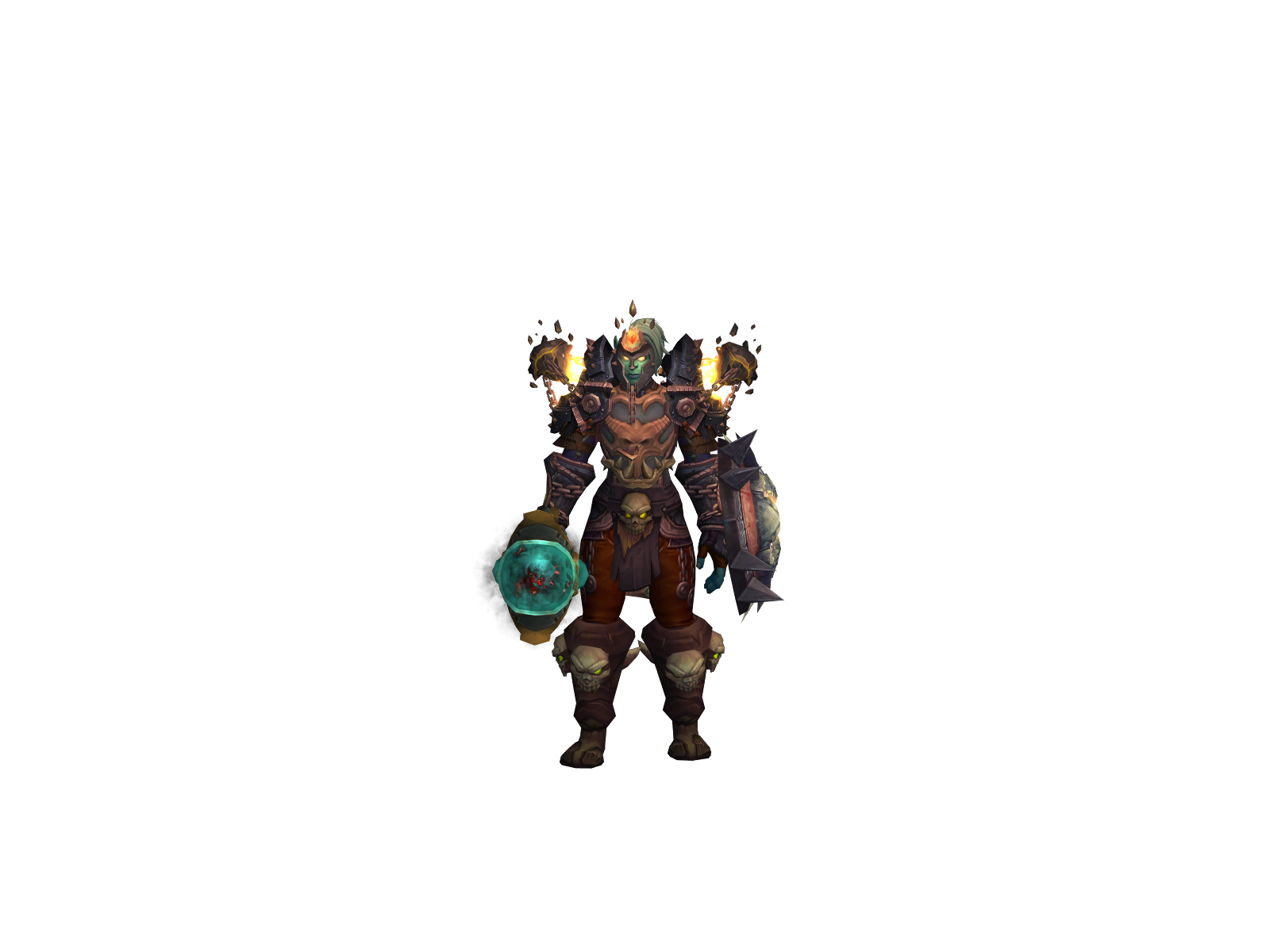 Vildshaman 3D character render