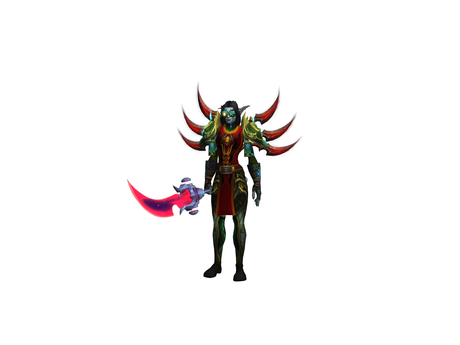 shadowpus 3D character render