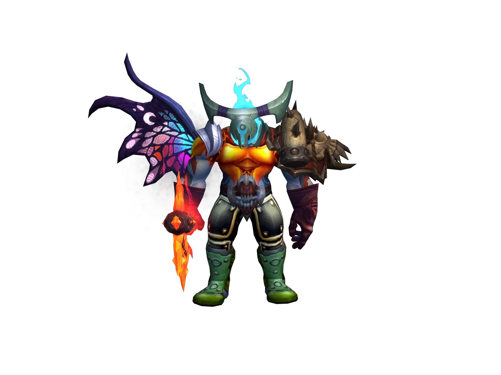 Nekrobutcher 3D character render