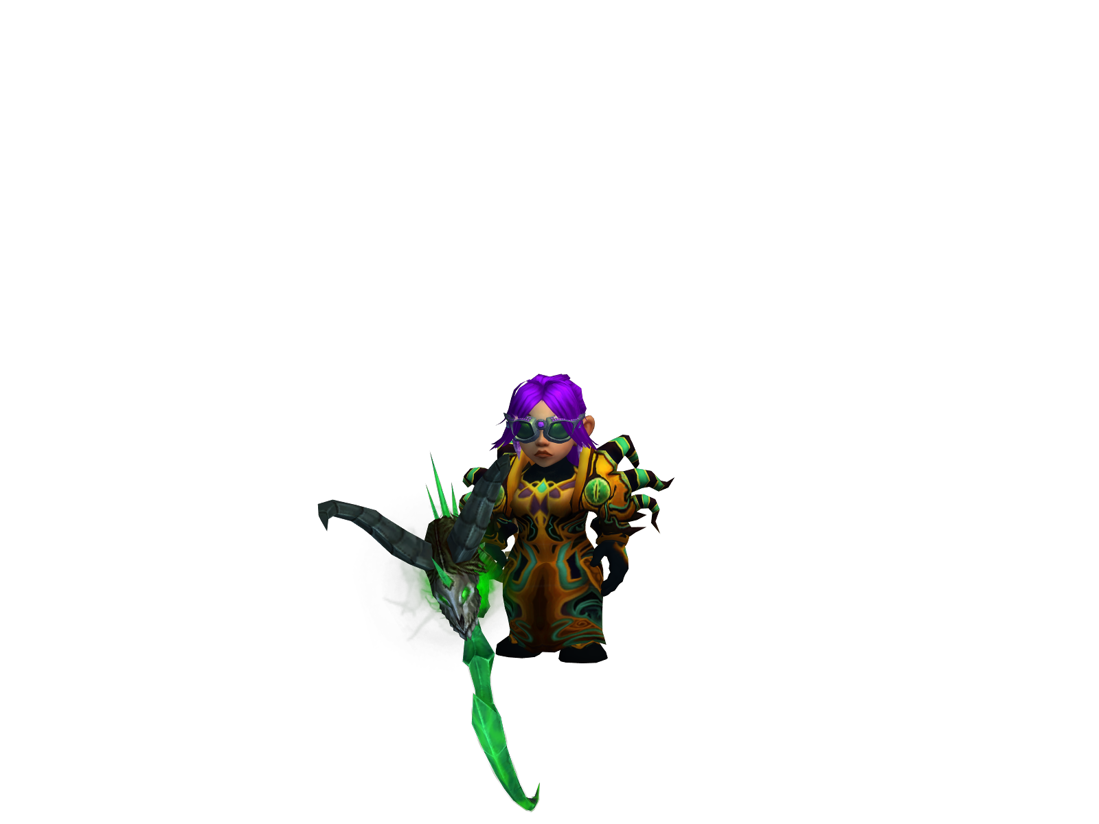 Darkwingdùck 3D character render