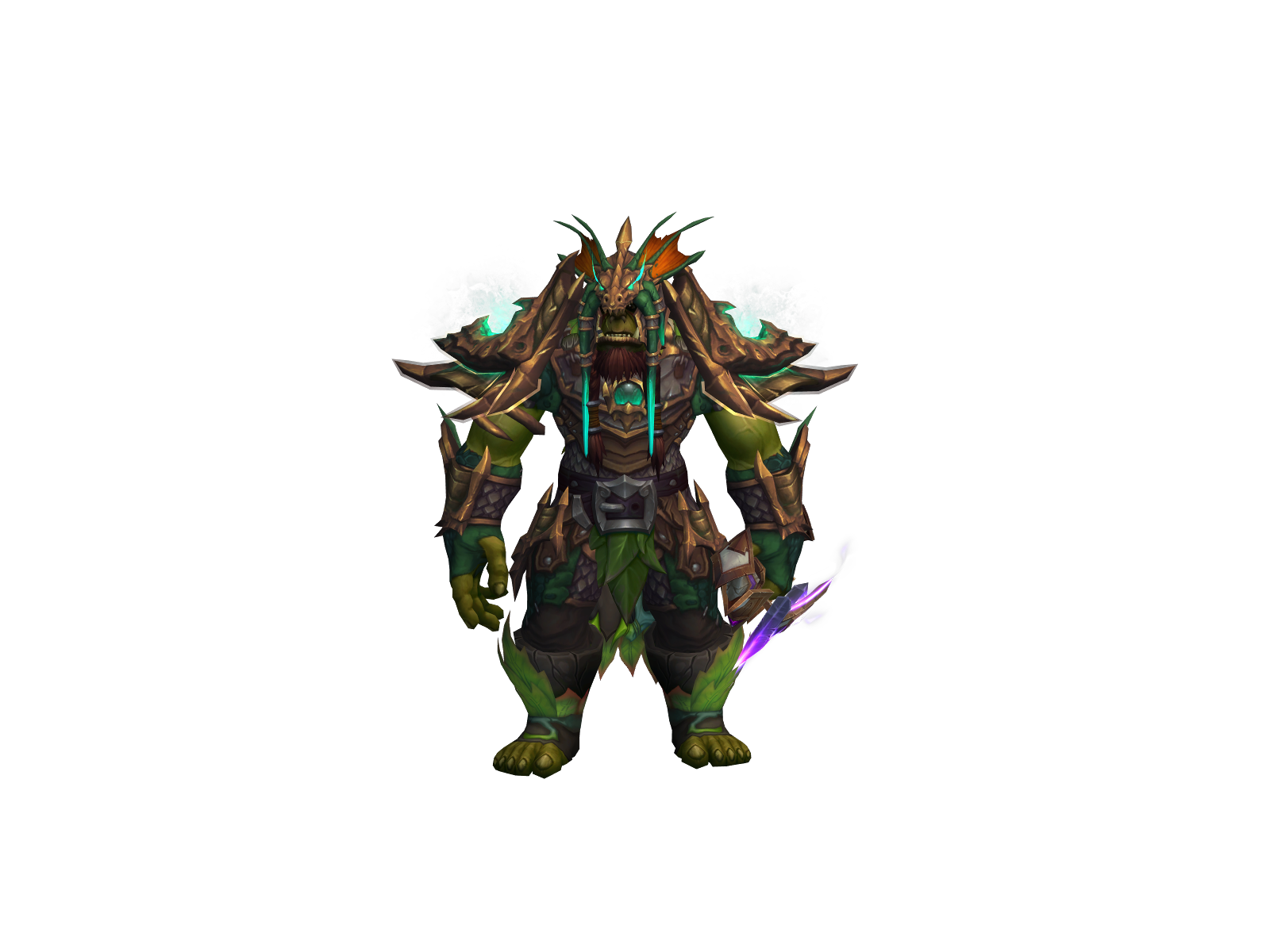 Sarkon 3D character render