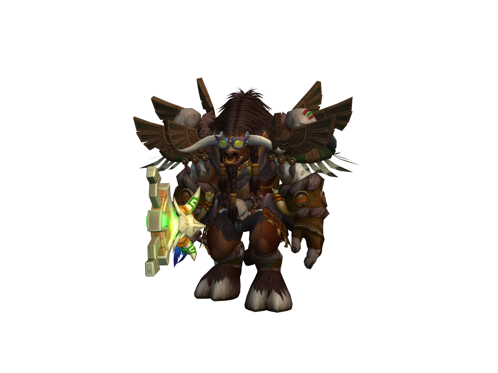 Handengamle 3D character render