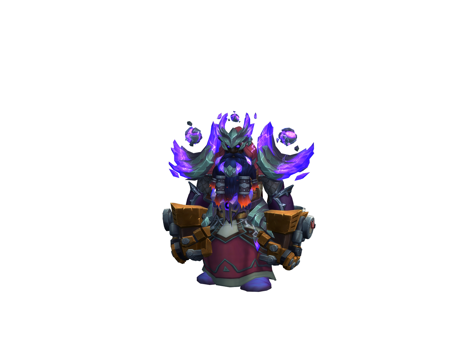Burstomatic 3D character render