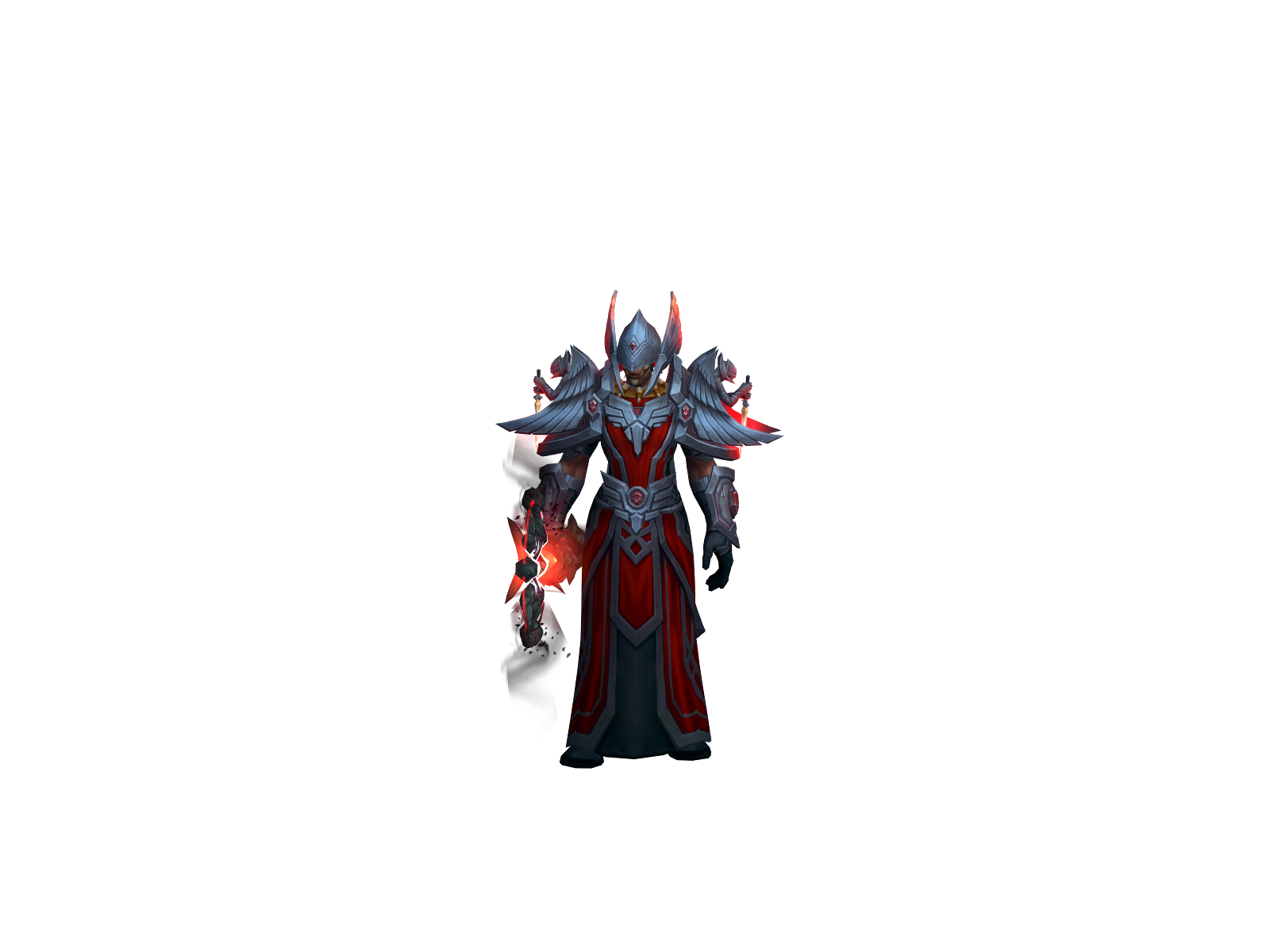 Malgraza 3D character render
