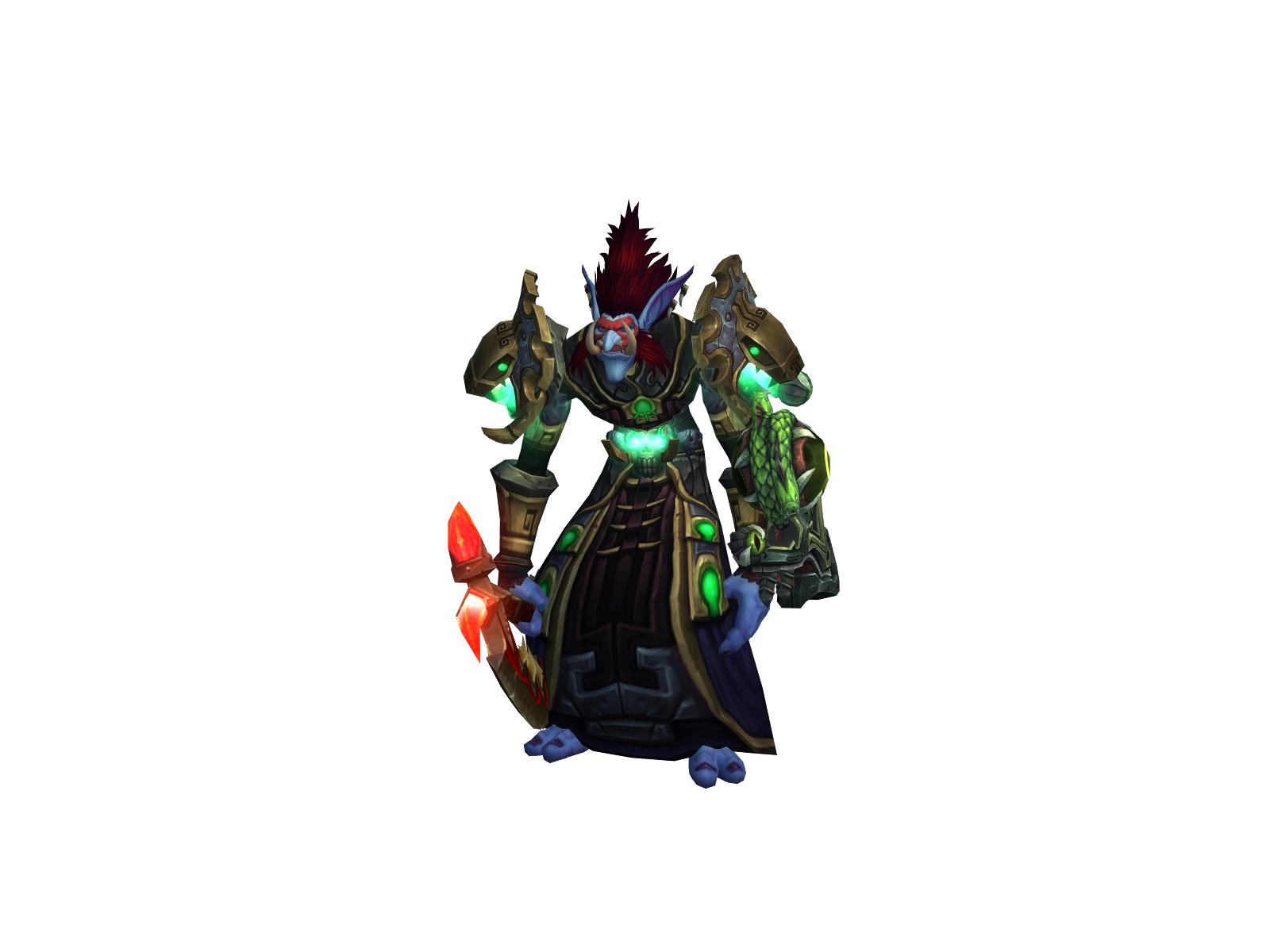 Chakralucid 3D character render
