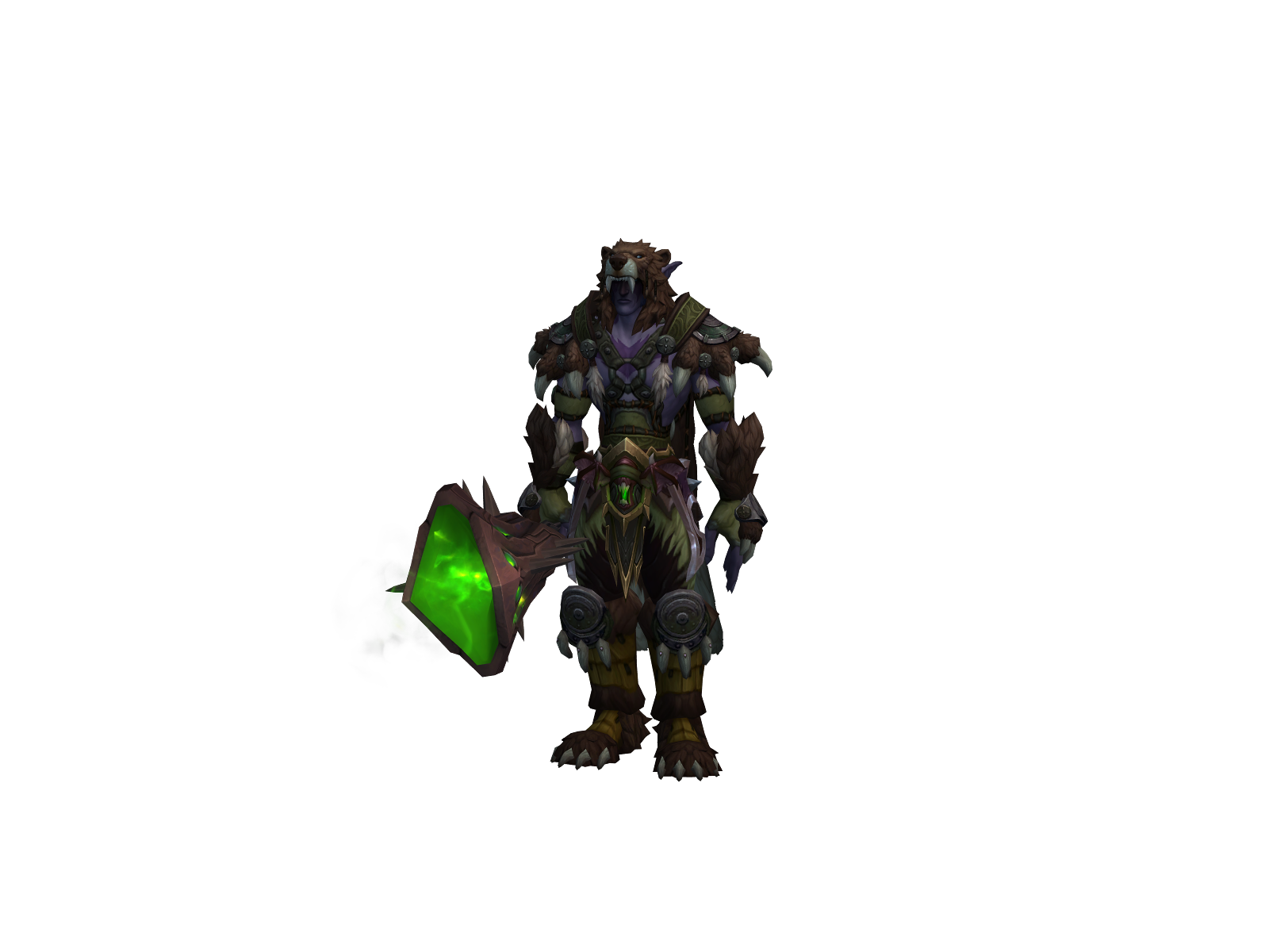 Demondruiid 3D character render