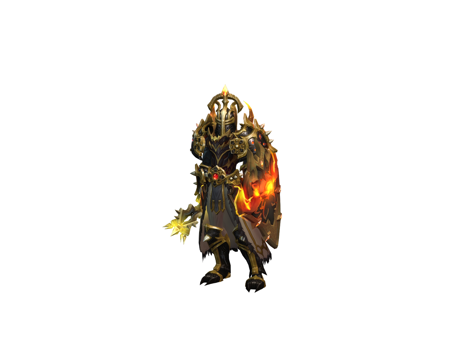Shieldofdawn 3D character render