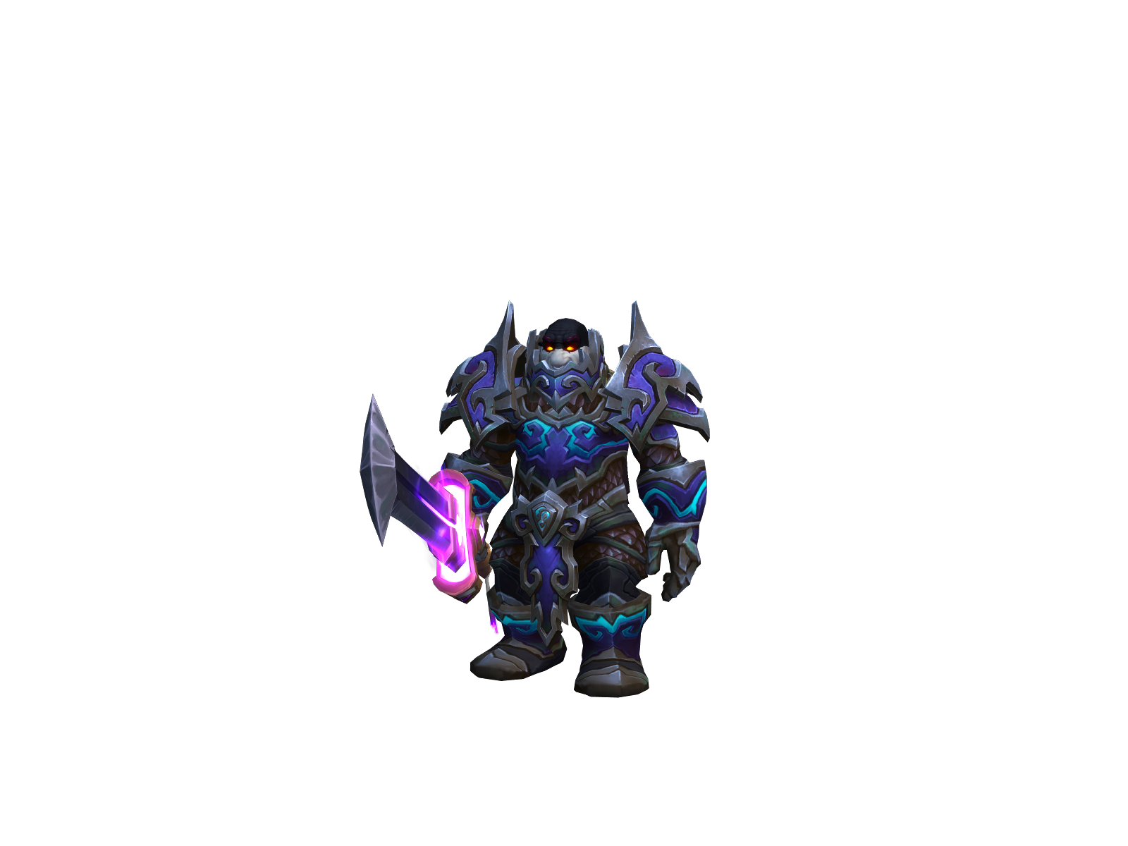 Nyakk 3D character render
