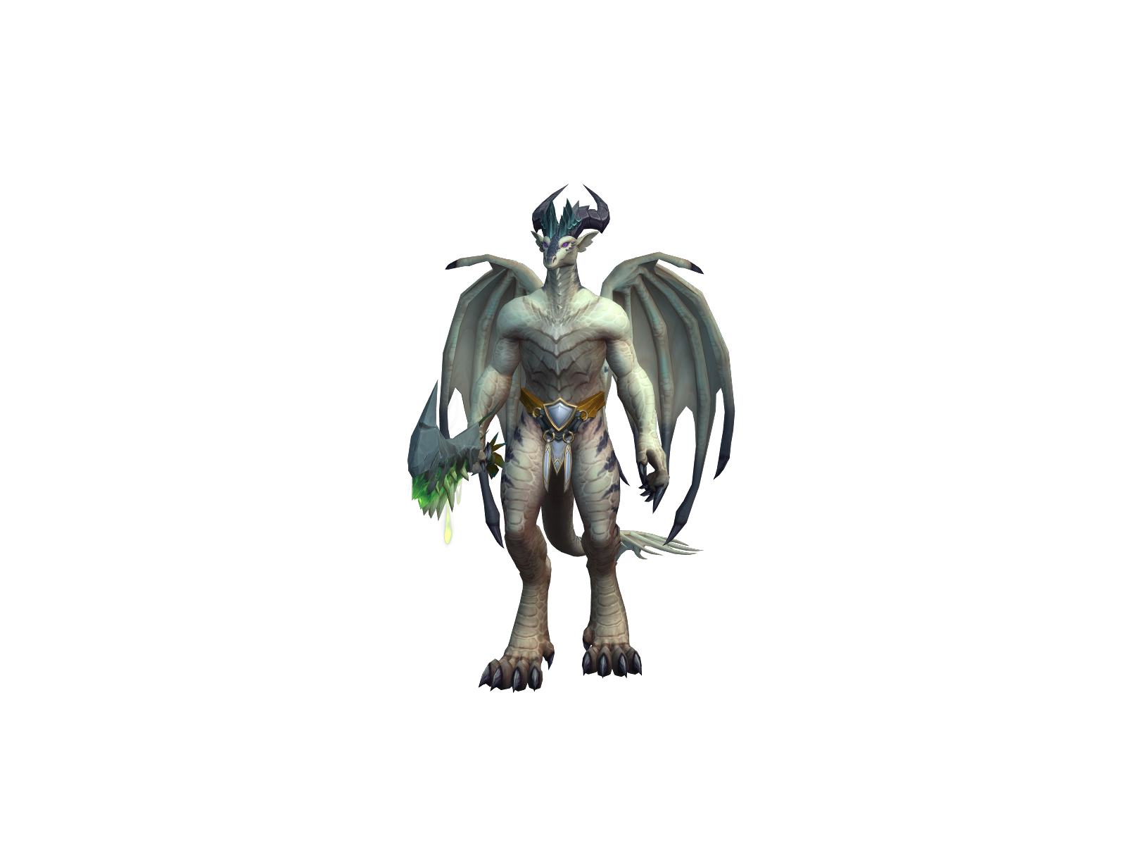 Smke 3D character render