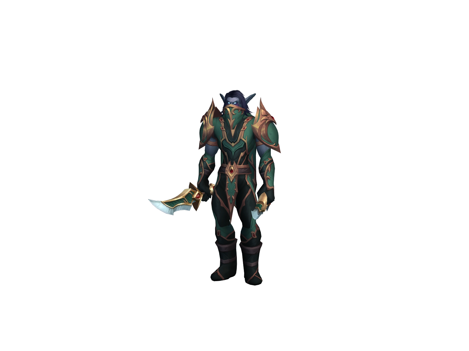 Stagarig 3D character render