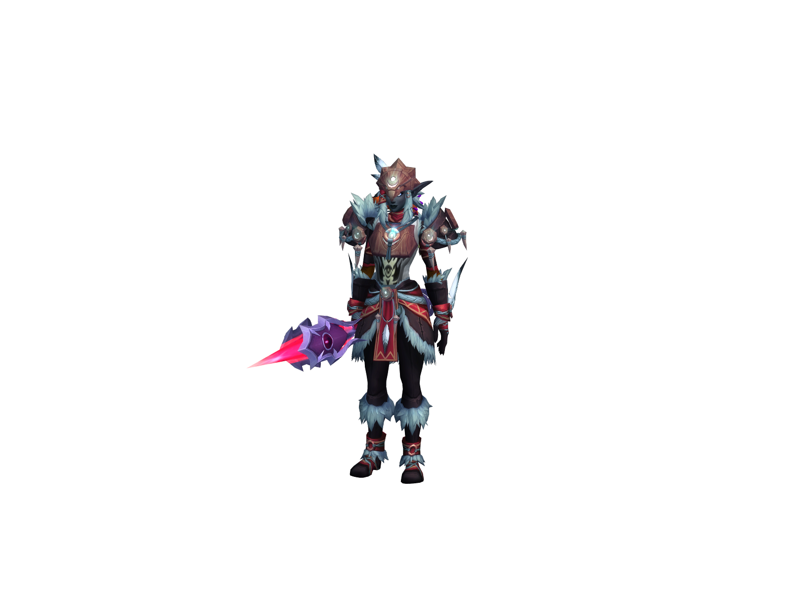 Zauskin 3D character render