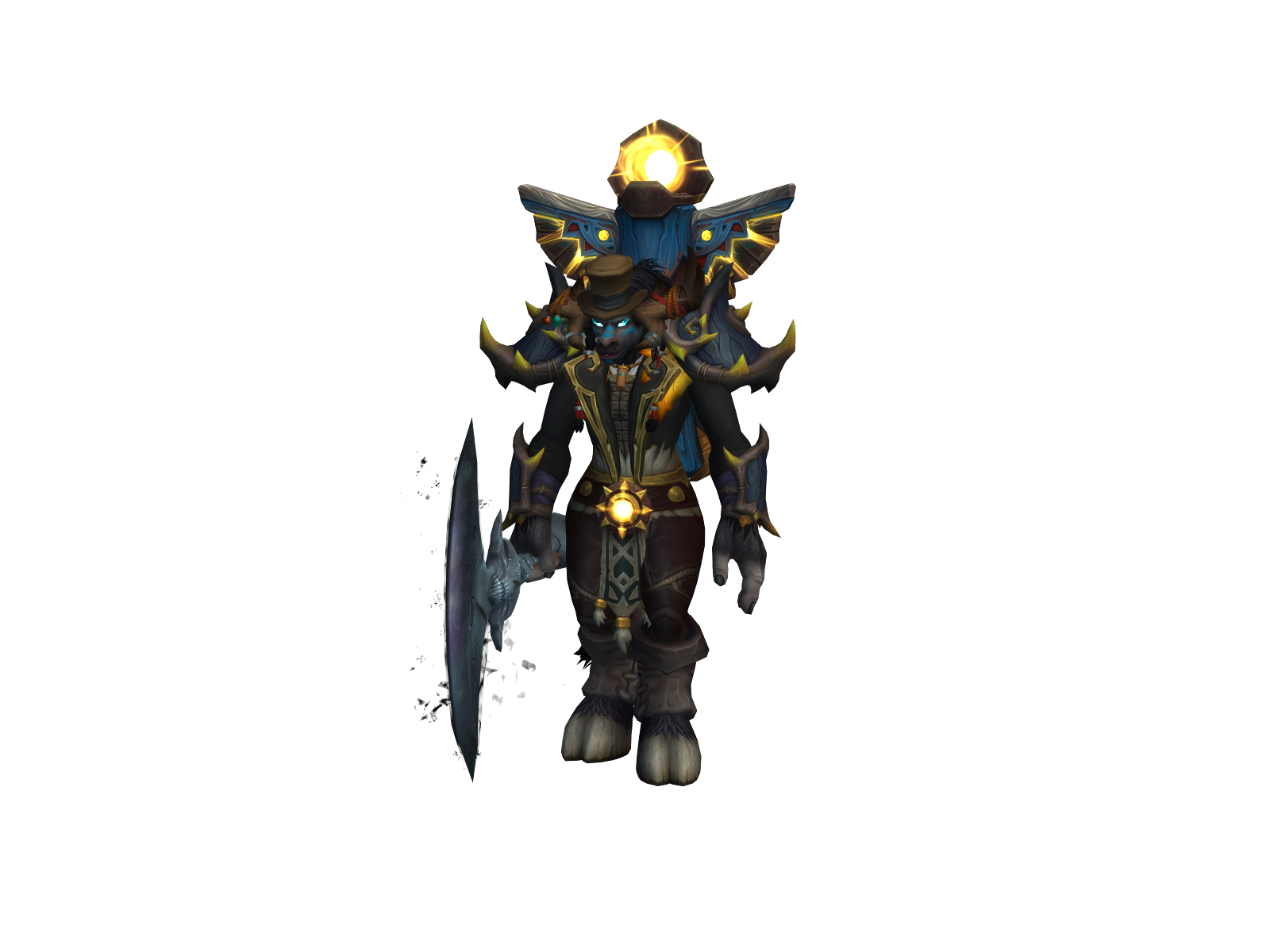 Tombtusk 3D character render