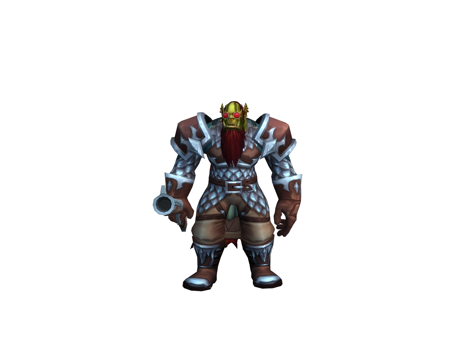 Hunteroid 3D character render