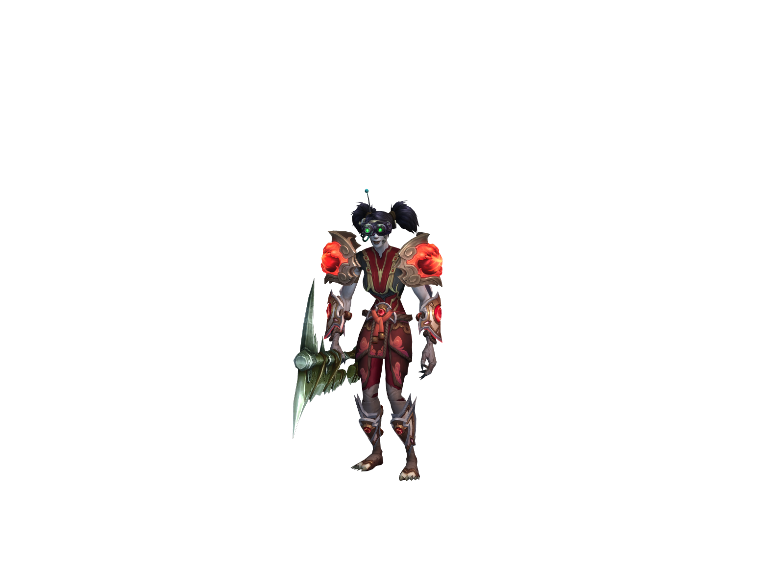 Xaxaxâ 3D character render