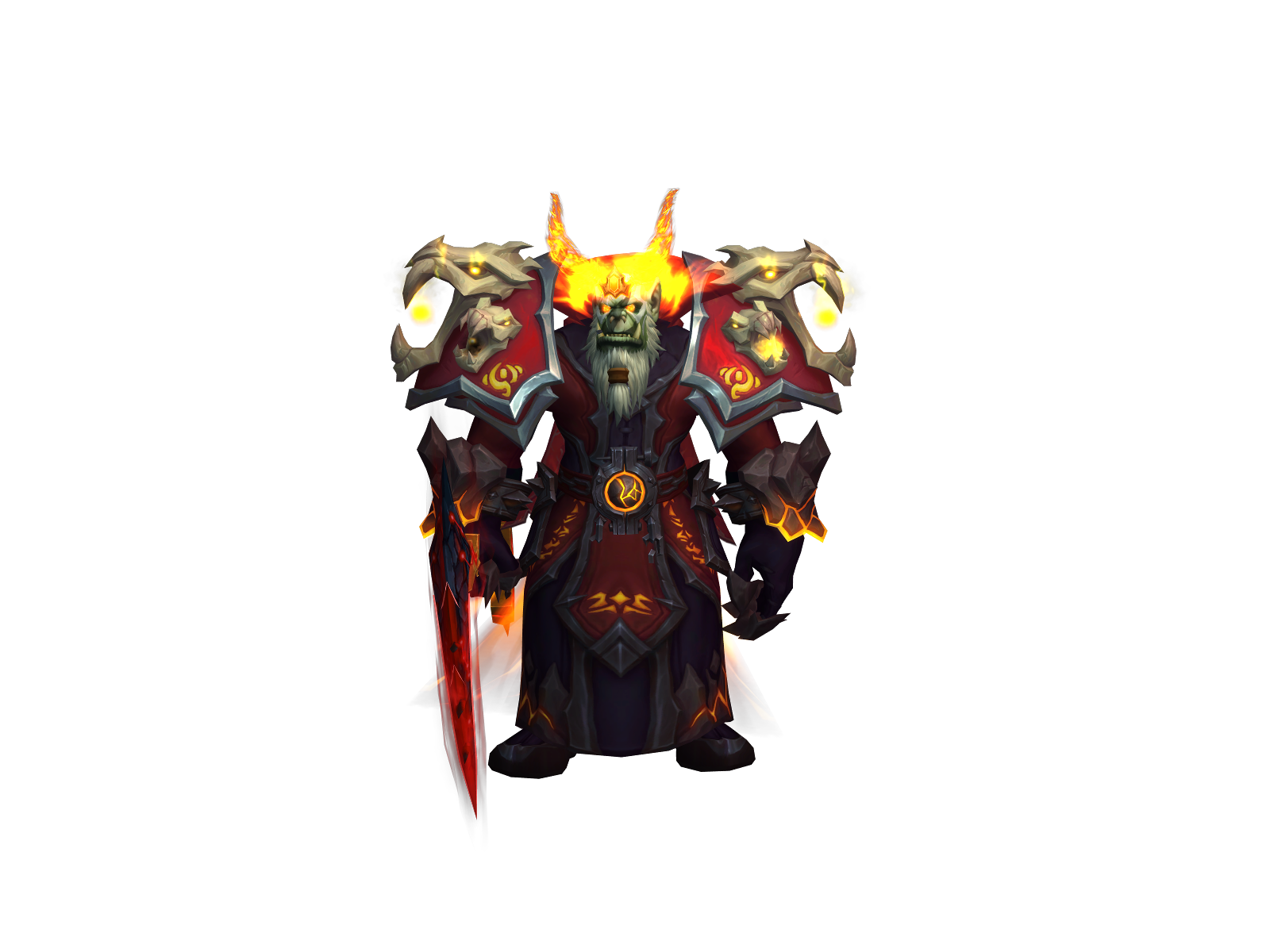 Fearo 3D character render