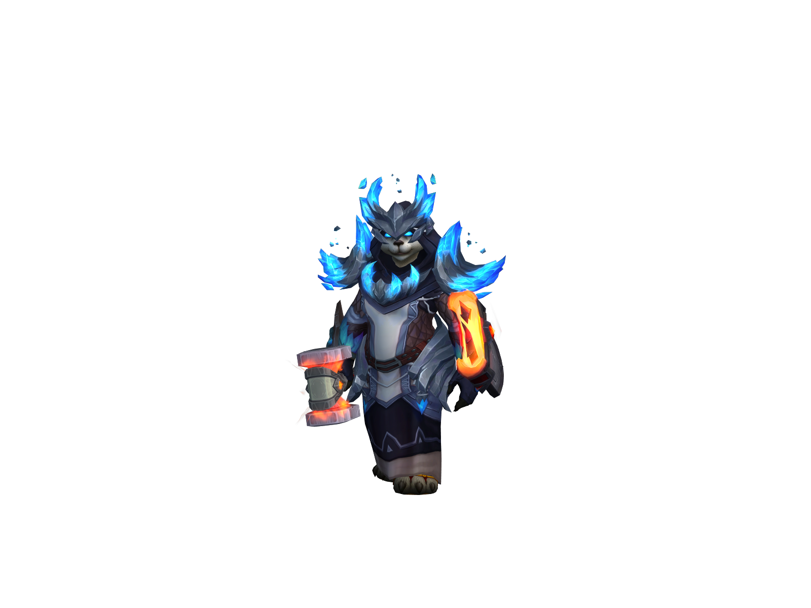 Sillverclaw 3D character render
