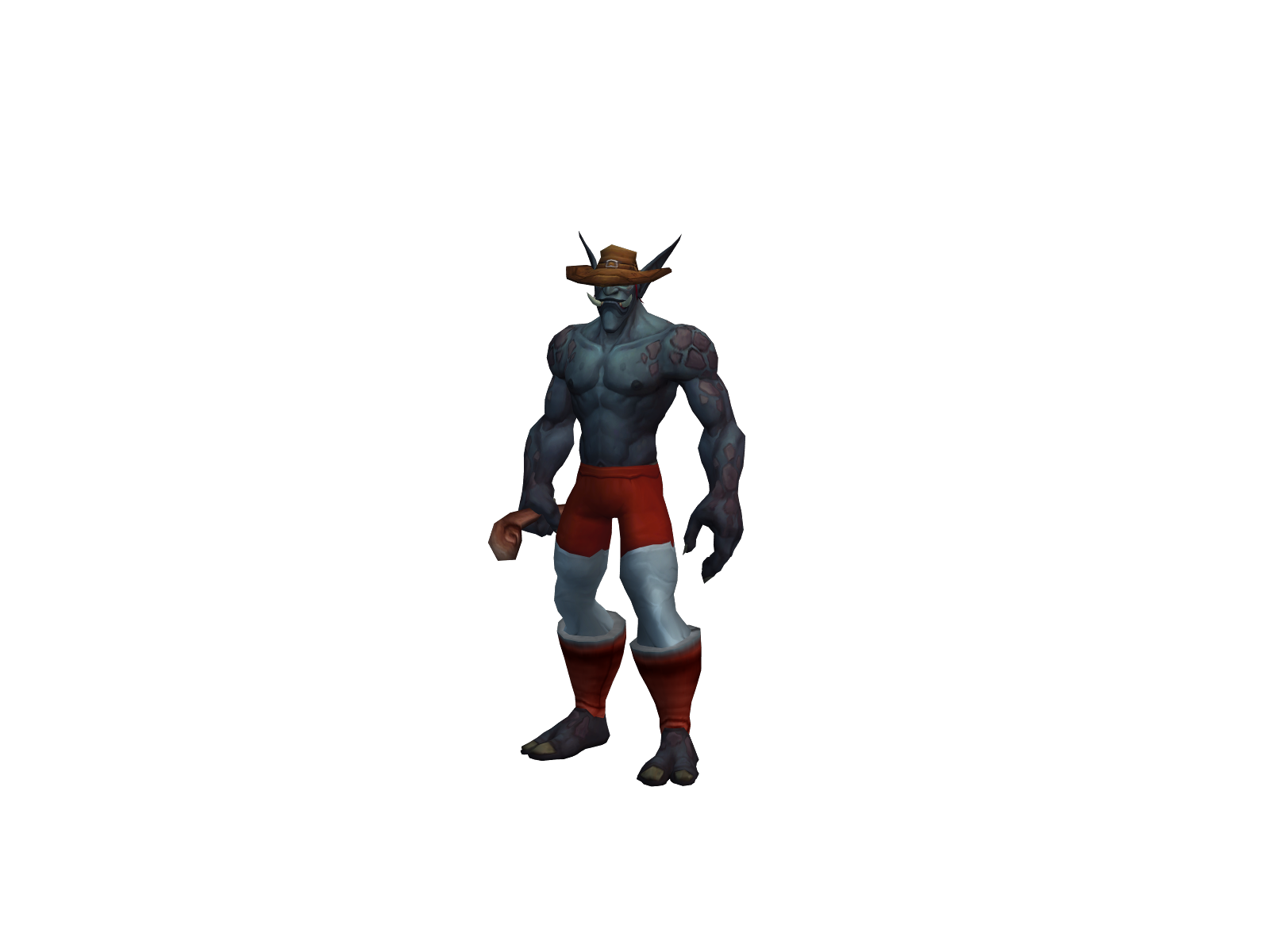 Flintsteal 3D character render