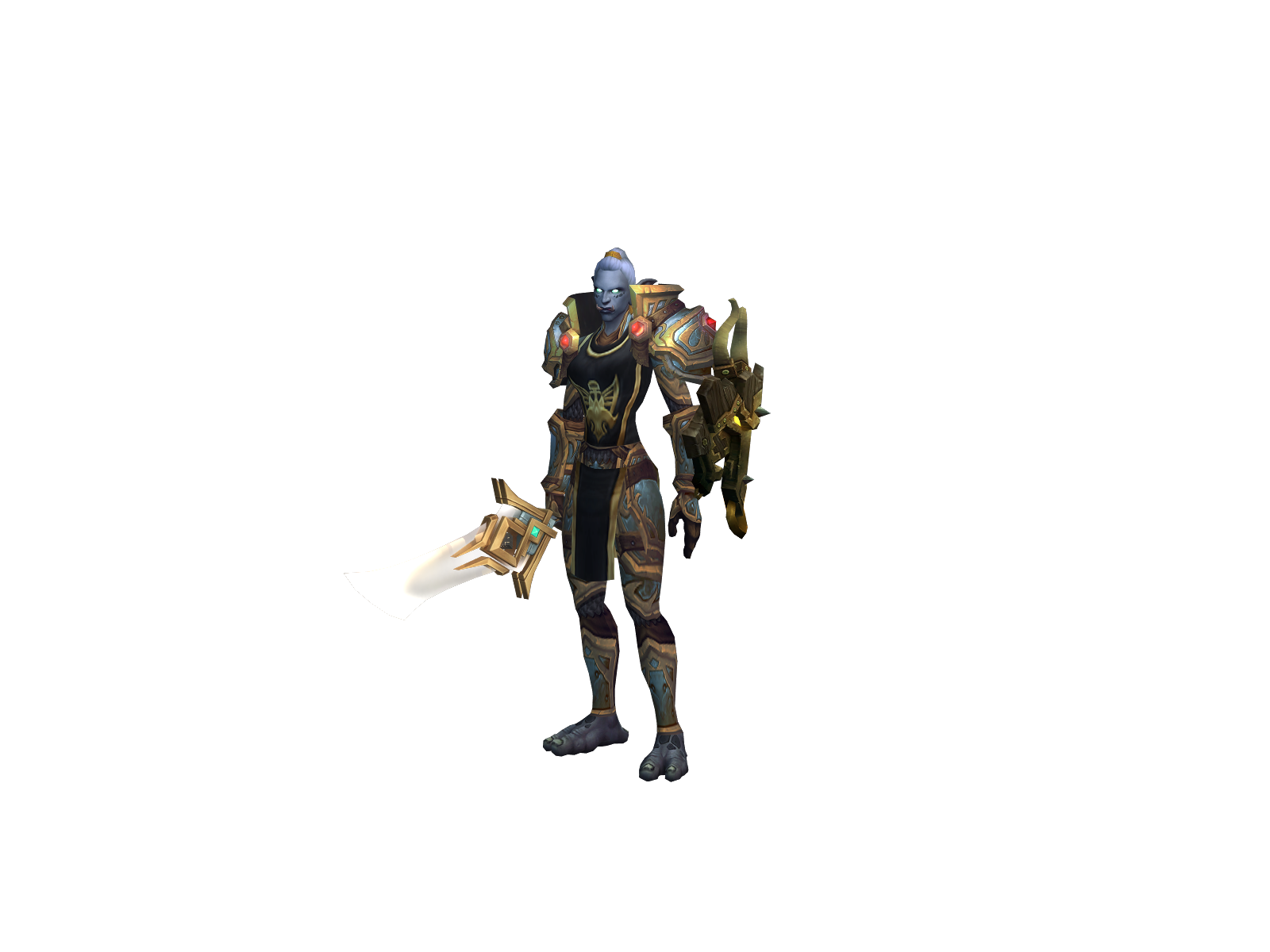 Nensebo 3D character render
