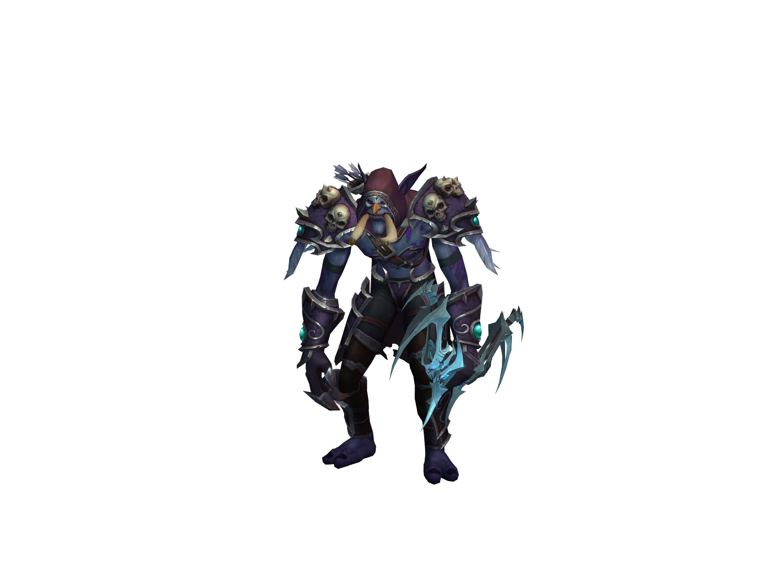Sharpnel 3D character render