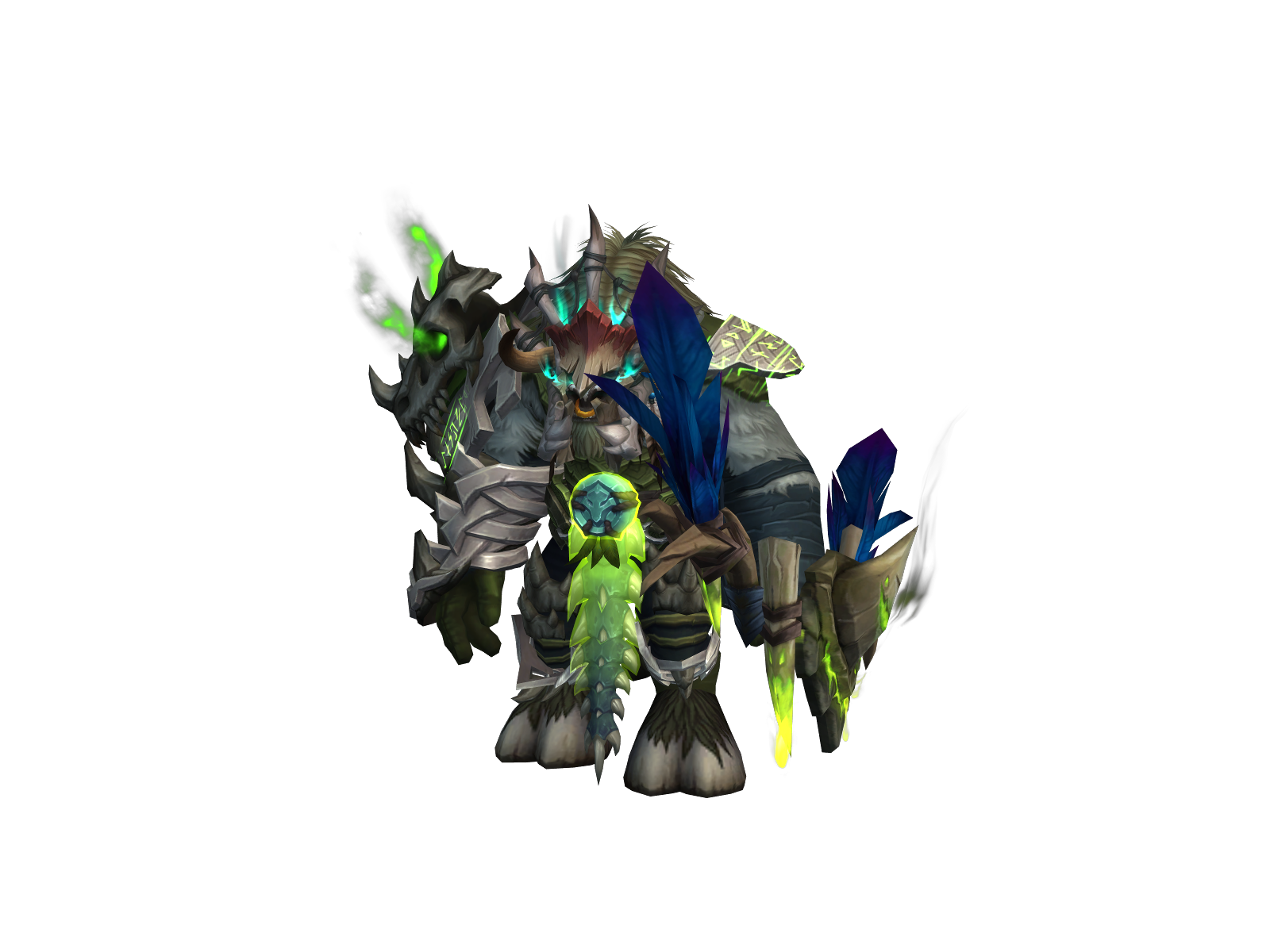 Bikhialid 3D character render