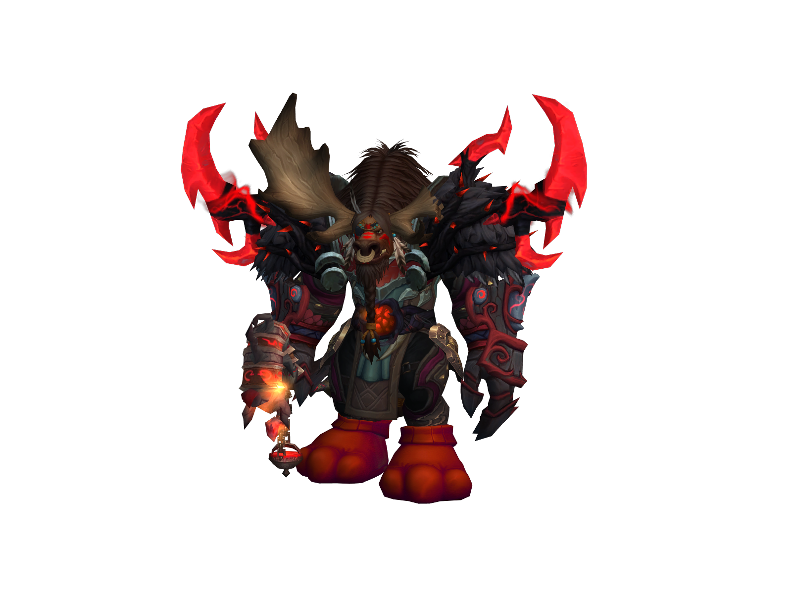Minitaho 3D character render