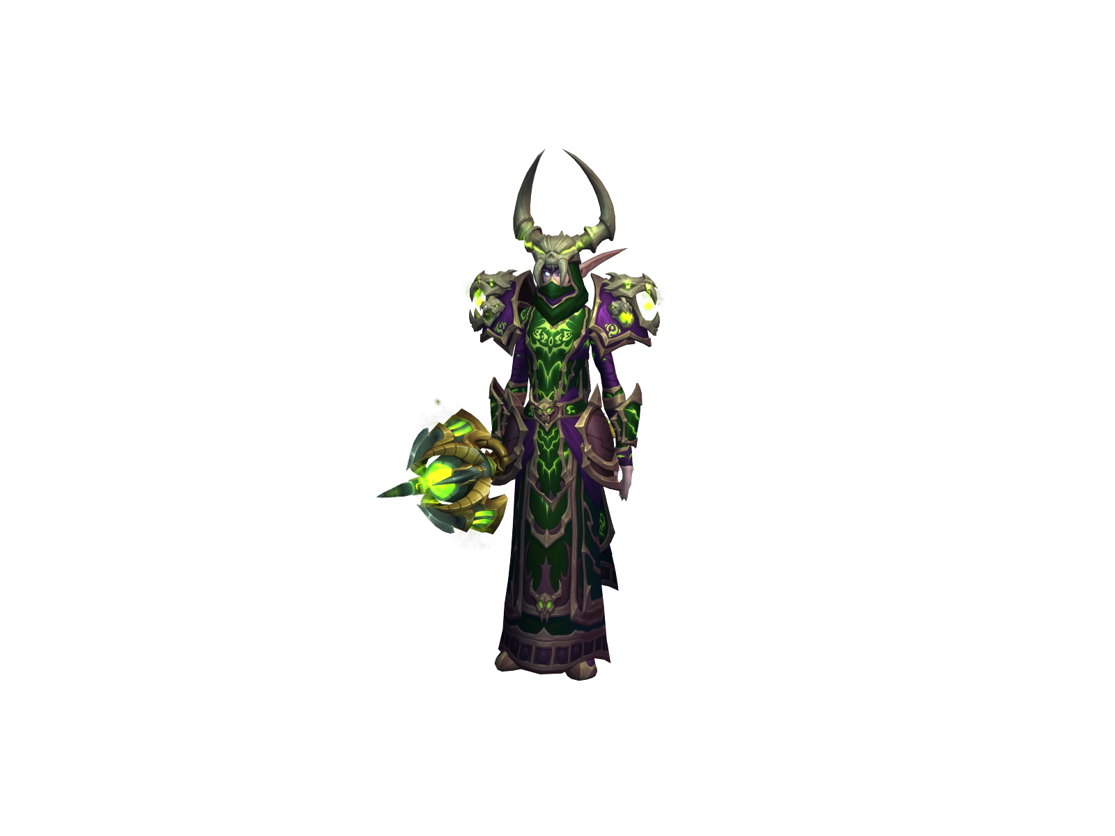 Lockluded 3D character render